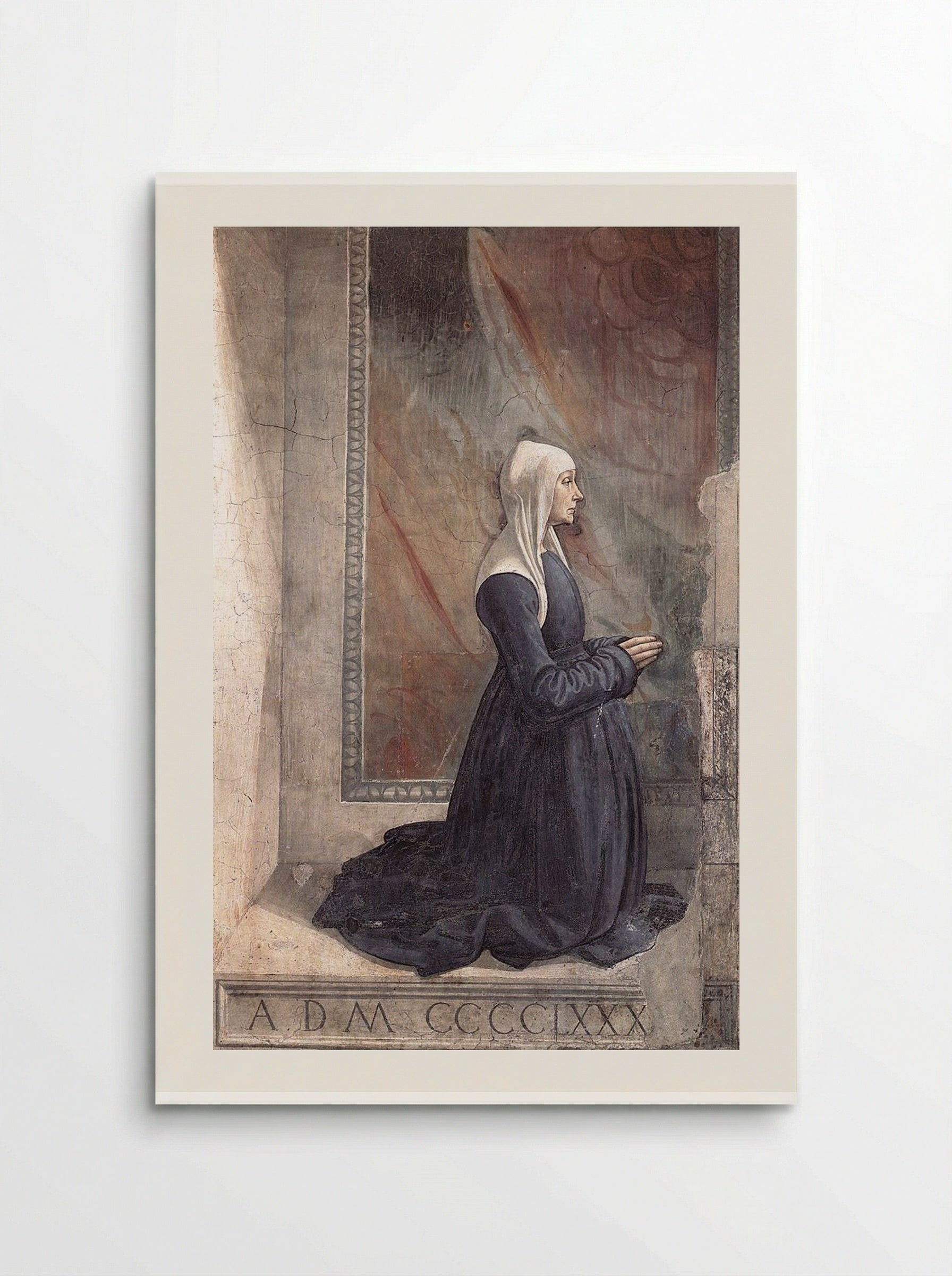 Portrait of the Donor Nera Corsi Sassetti - Domenico Ghirlandaio - Poster