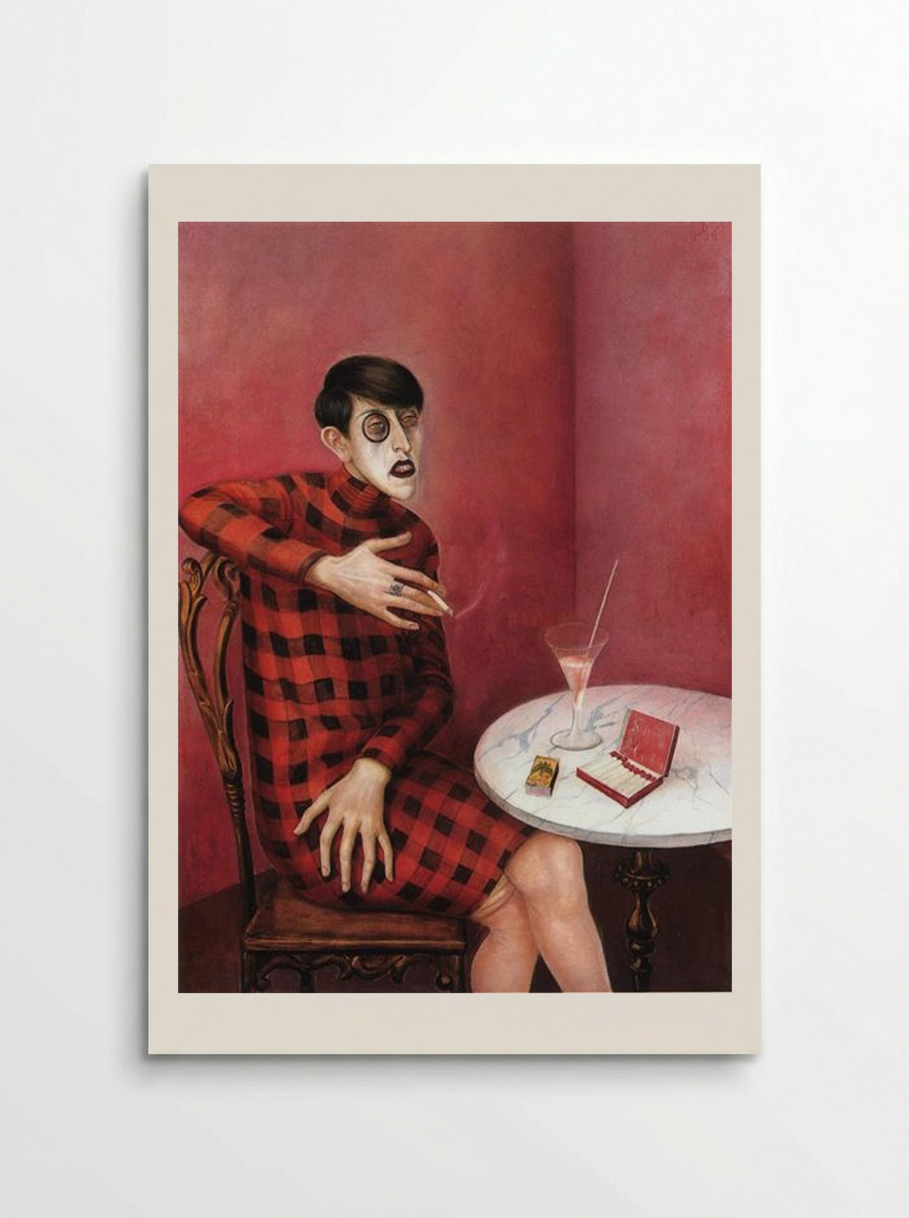 Portrait of the Journalist Sylvia Von Harden - Otto Dix - Poster