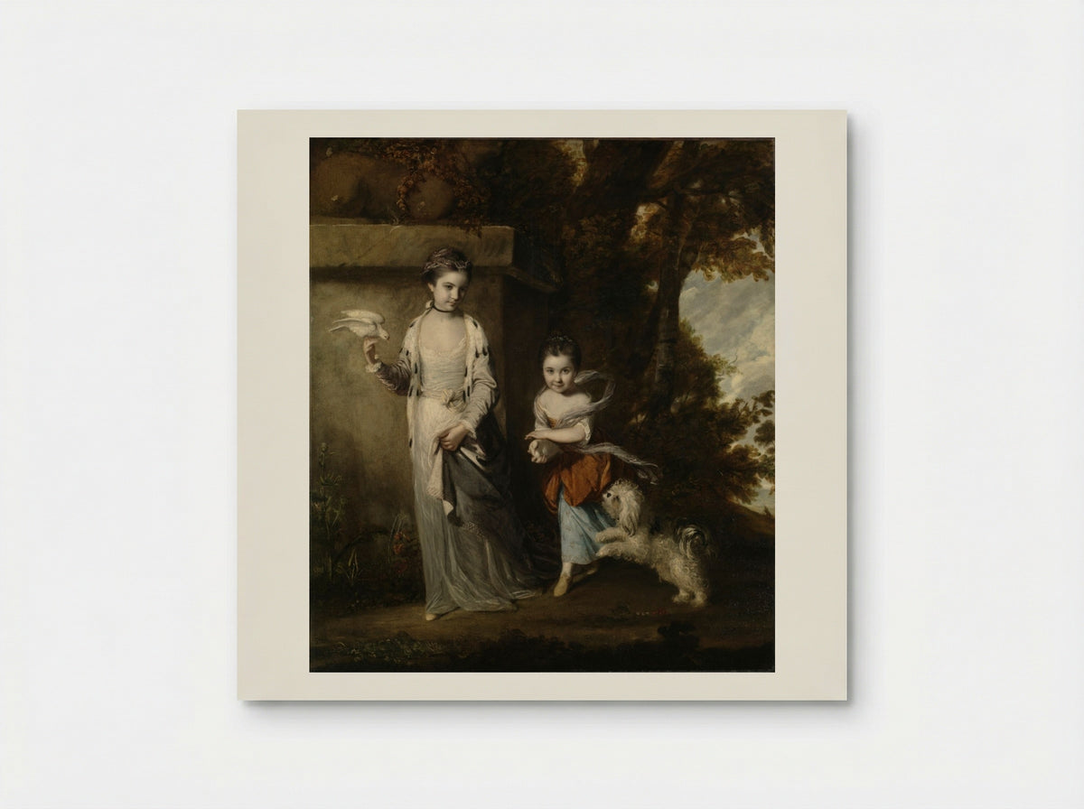 Portrait of the Ladies Amabel and Mary Jemima Yorke - Joshua Reynolds - Poster