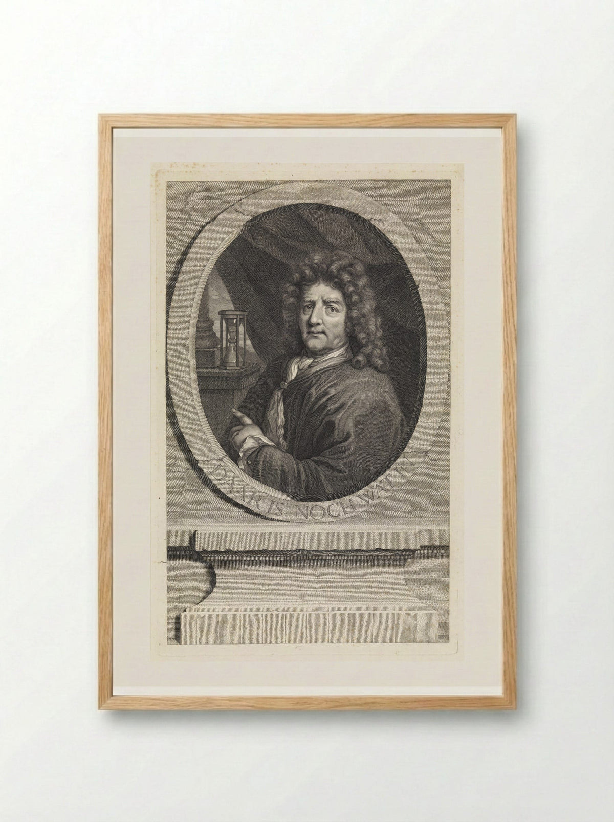 Portrait of the Painter Barend Graat - Matthijs Pool - Framed Print Wood