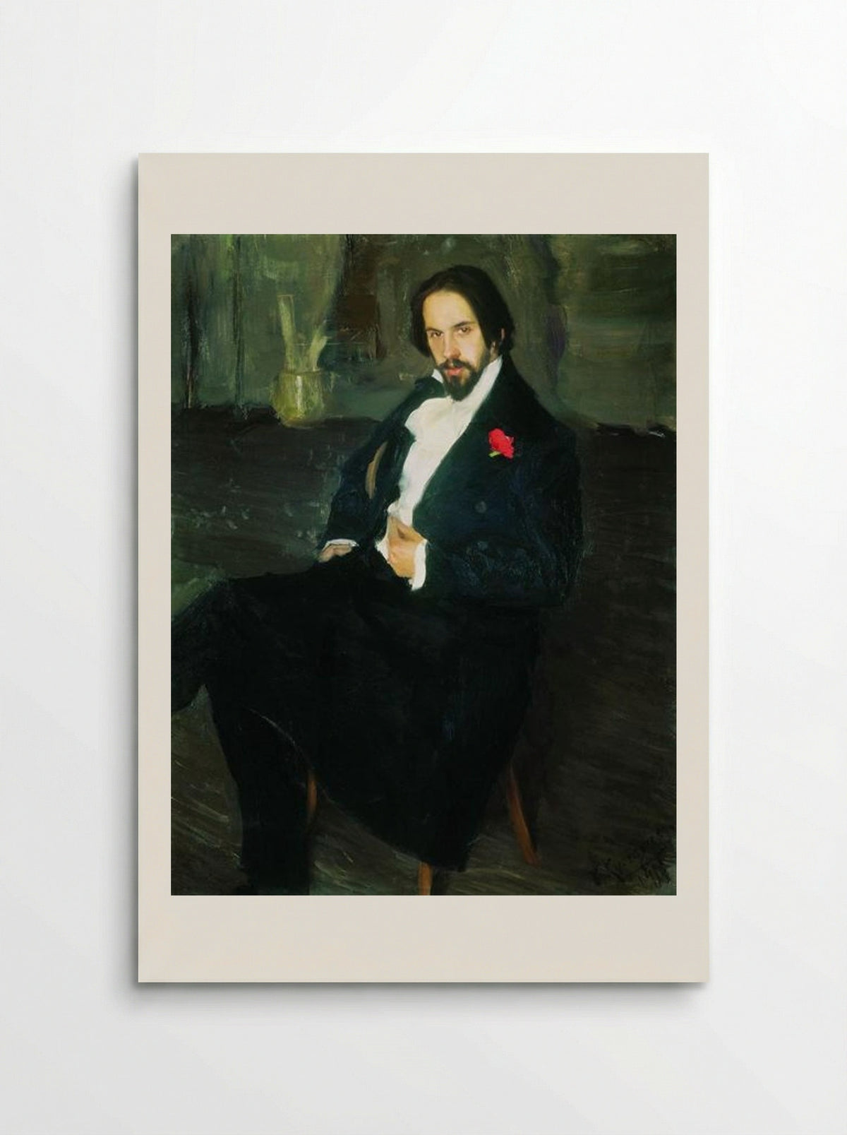 Portrait of the Painter Ivan Bilibin - Boris Kustodiev - Poster