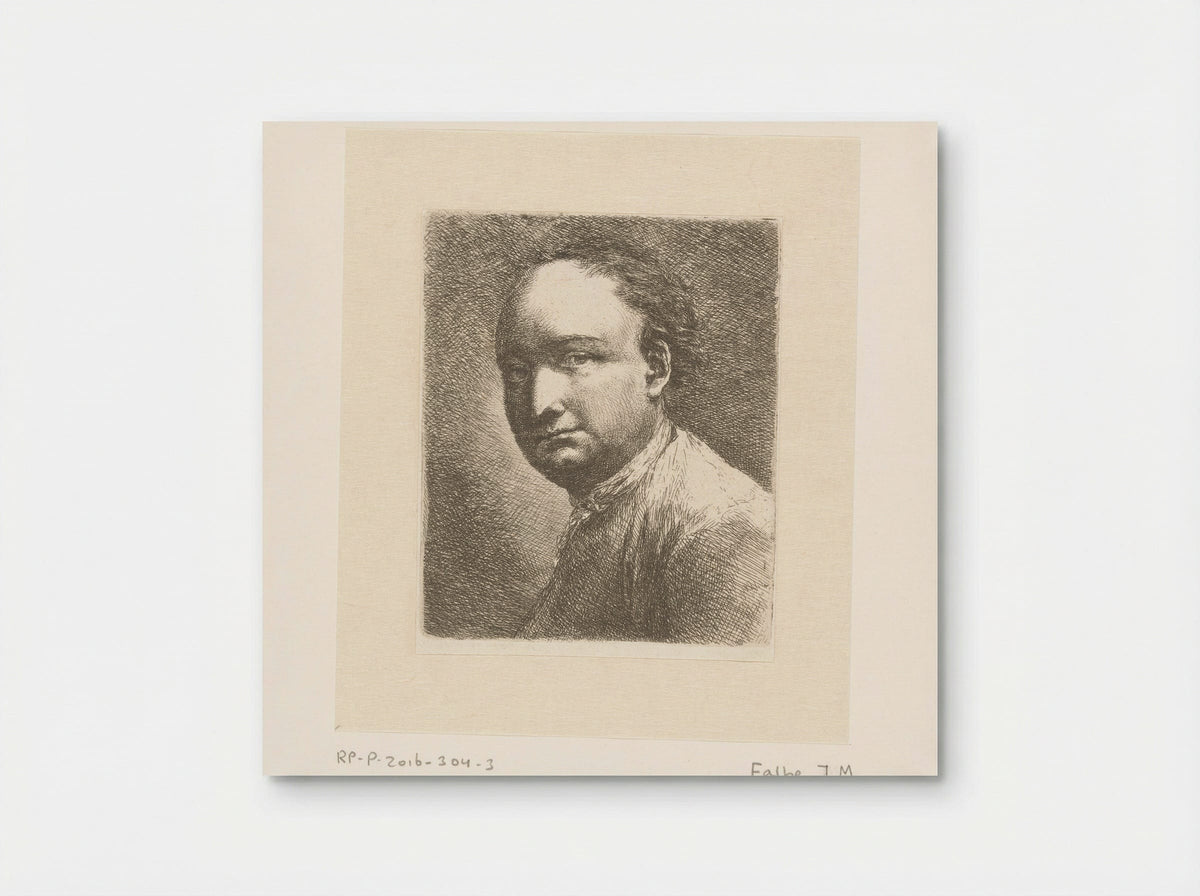 Portrait of the Painter Johann Harper - Joachim Martin Falbe - Poster