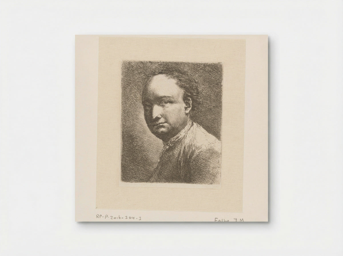 Portrait of the Painter Johann Harper - Joachim Martin Falbe - Poster