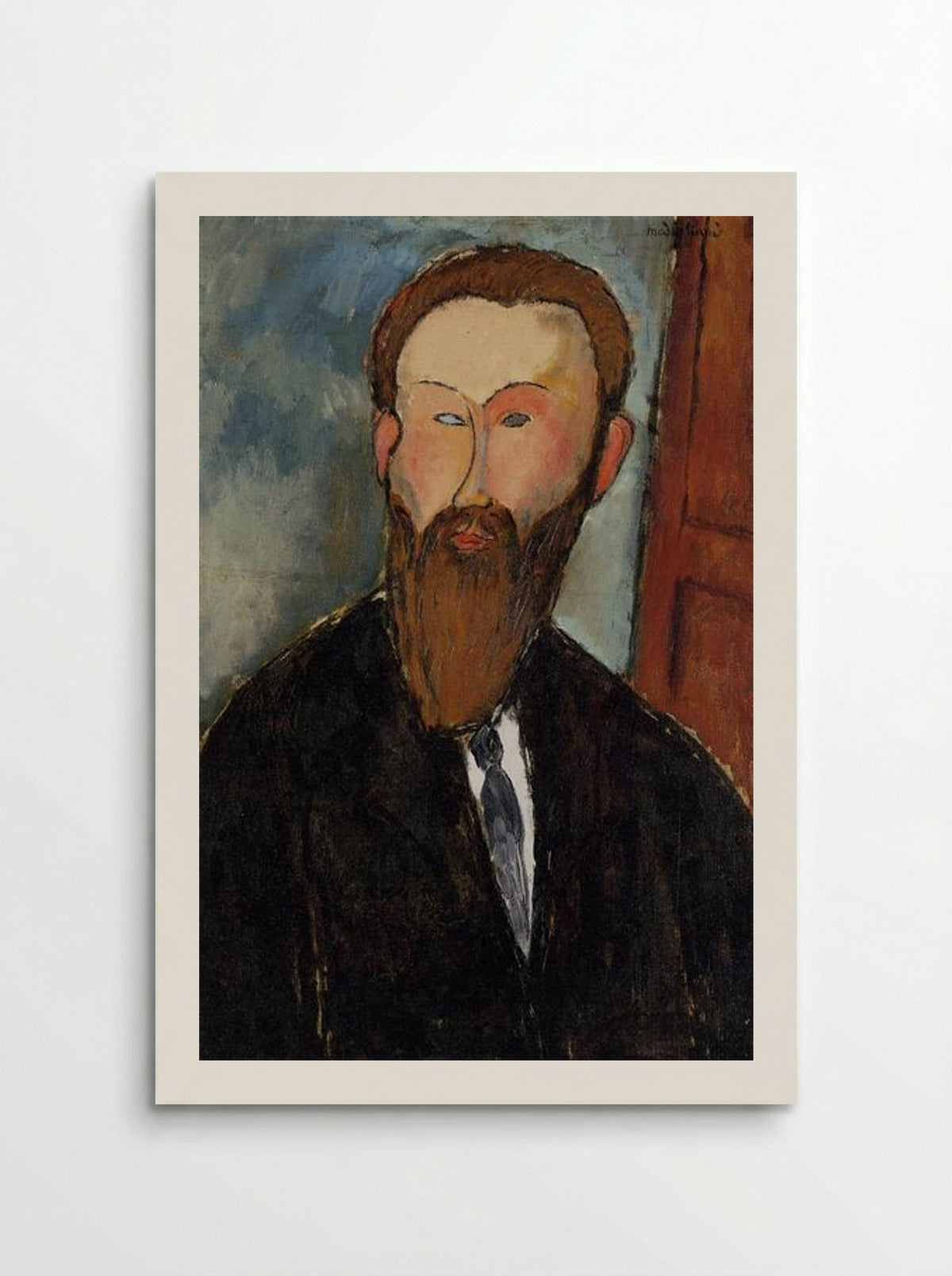 Portrait of the Photographer Dilewski - Amedeo Modigliani - Poster