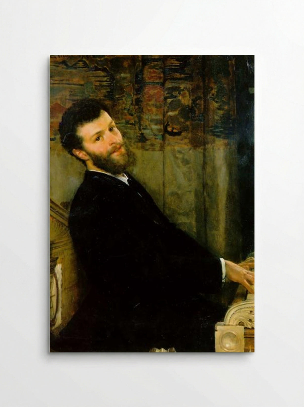 Portrait of the Singer George Henschel - Sir Lawrence Alma-Tadema - Poster