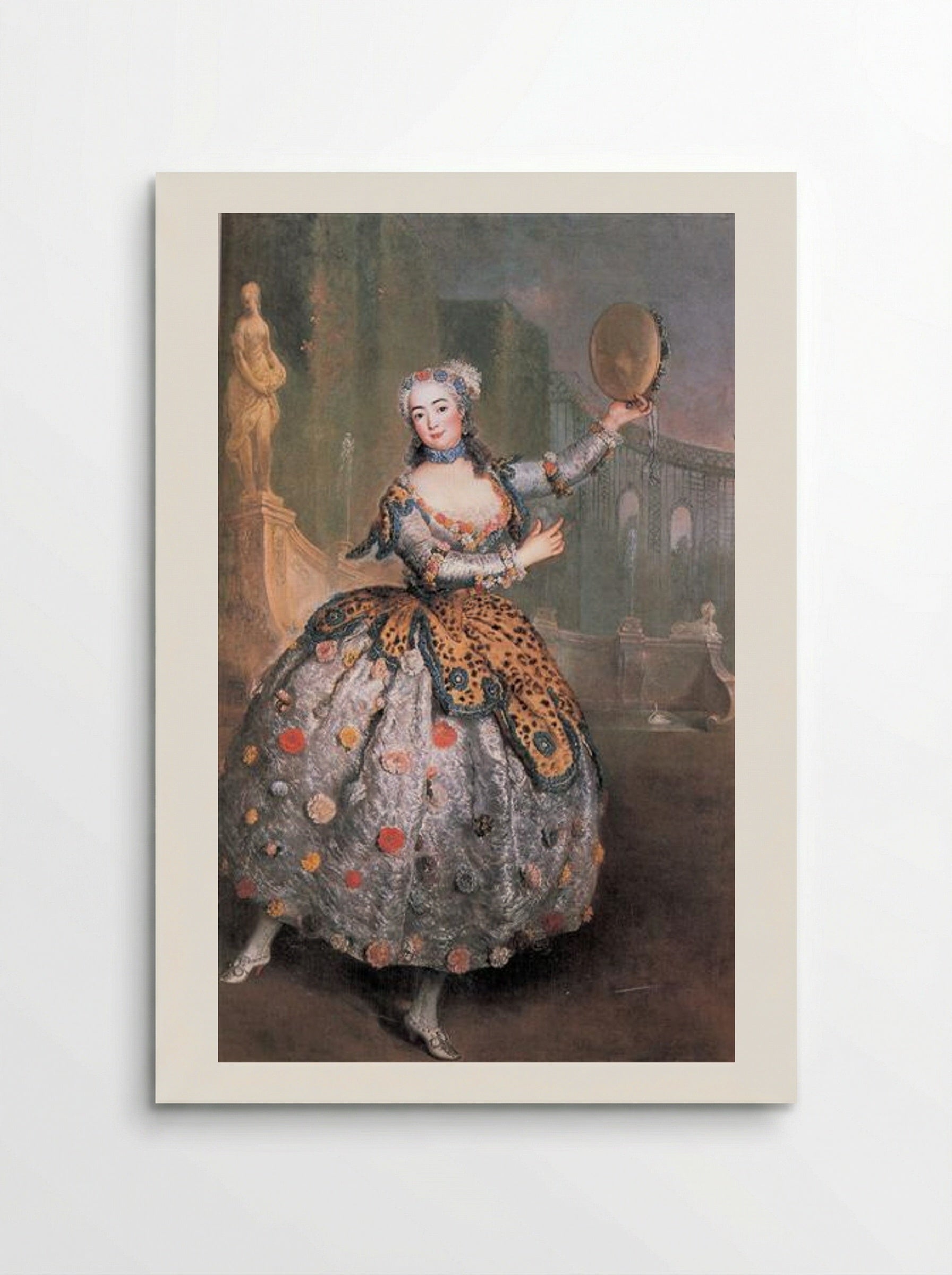 Portrait of the dancer Barbara Campanini, known as La Barbarina - Antoine Pesne - Poster