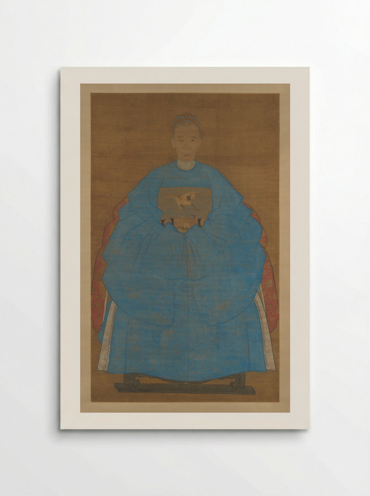 Portrait of the wife of Yizhai - Ruan Zude - Poster