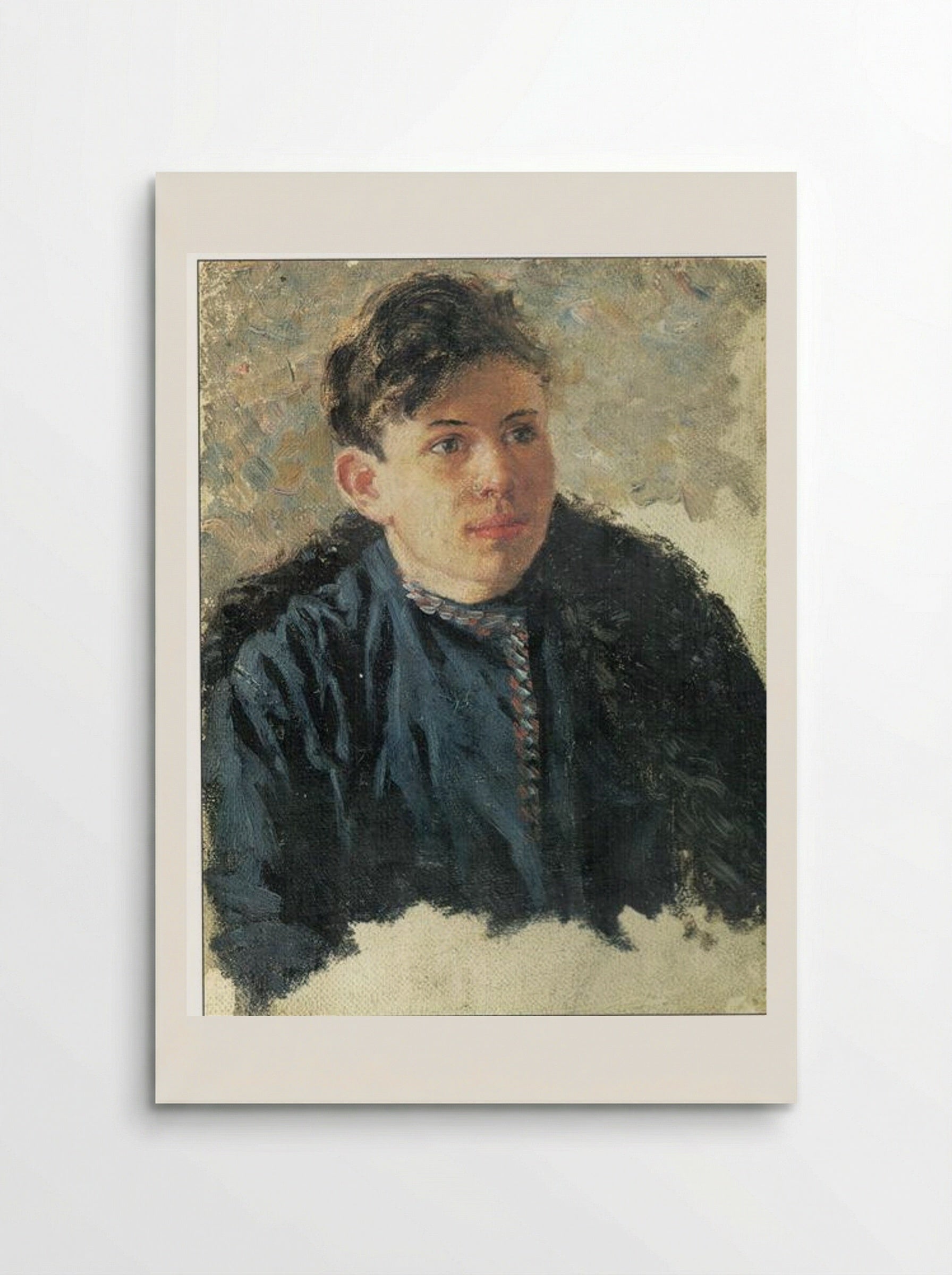 Portrait of young Leonid Chernyshev - Vasily Surikov - Poster