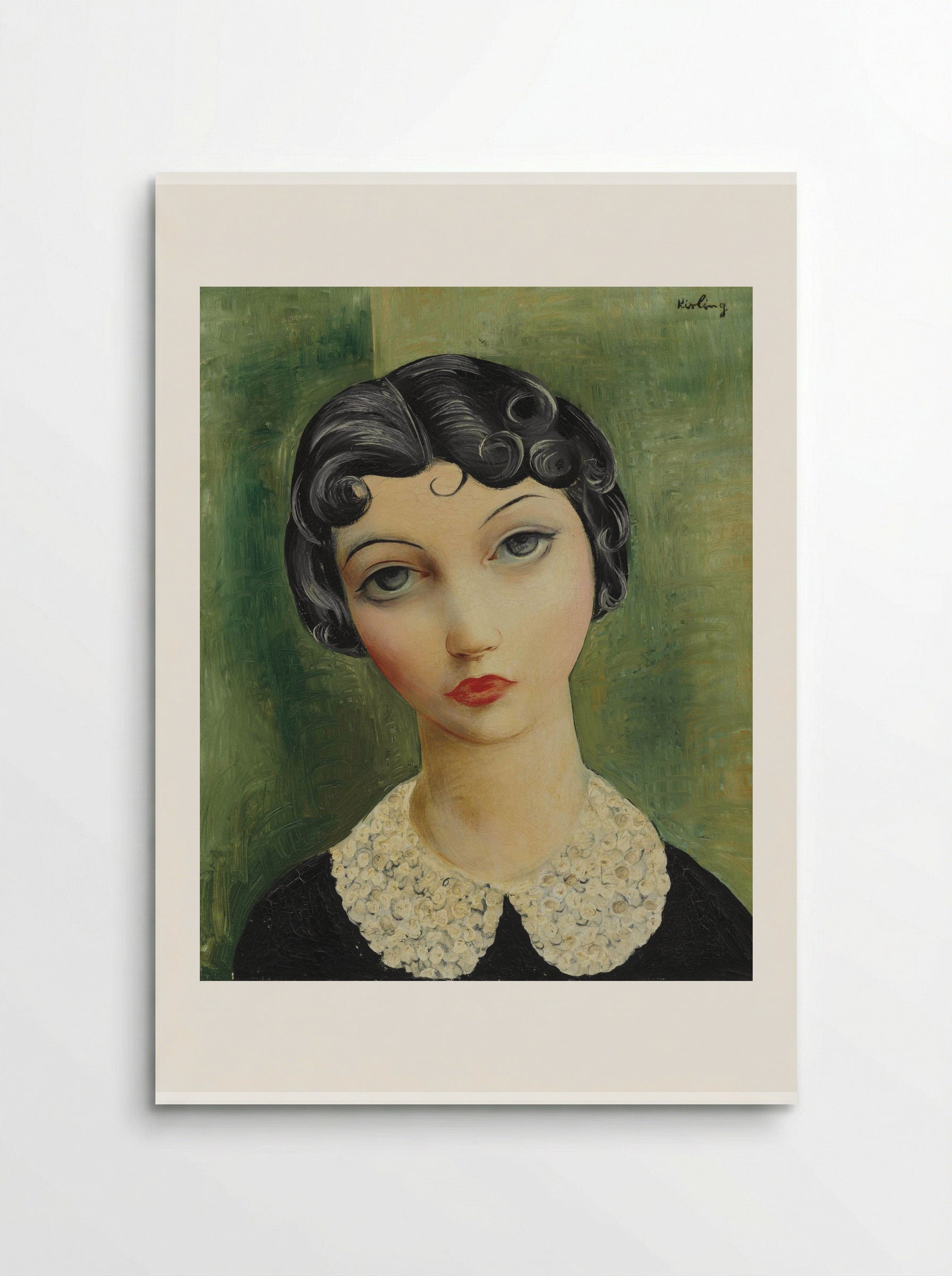 Portrait with a Collar - Moïse Kisling - Poster