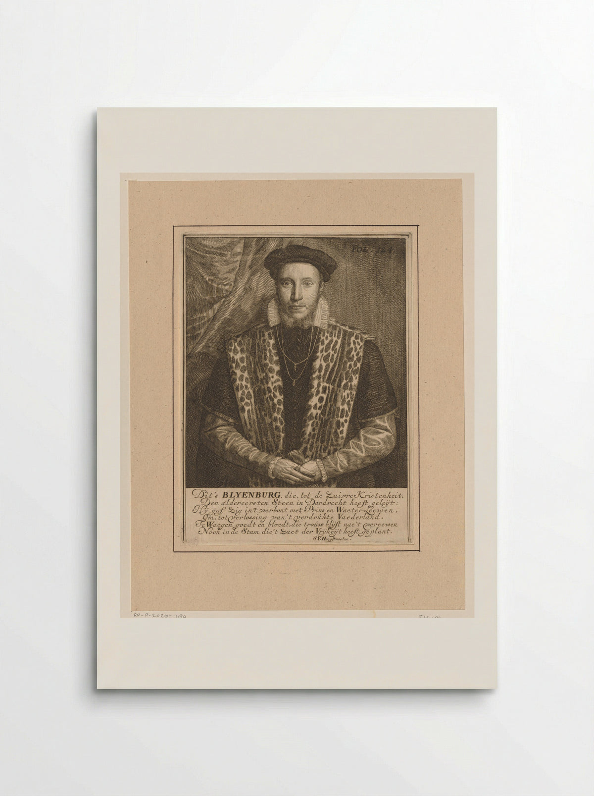 Portret van Adriaen van Blijenburgh - Simon onder de Linde - Poster