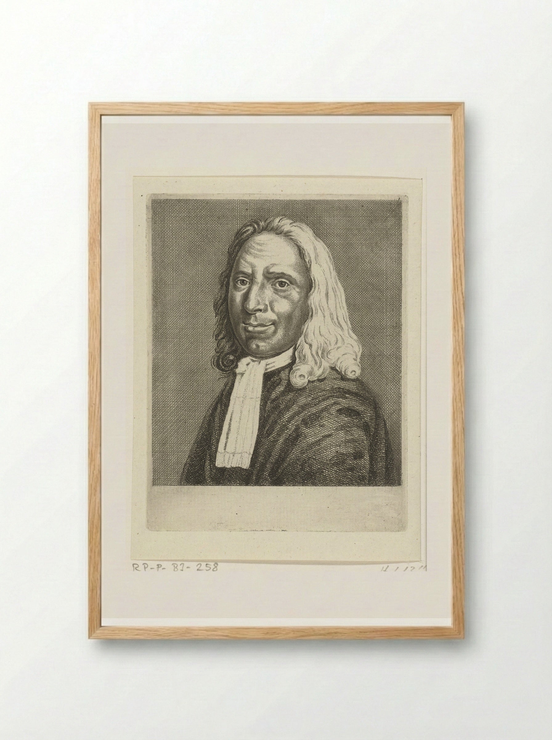 Portret van Albert Cuyp - Ernst Willem Jan Bagelaar - Framed Print Wood