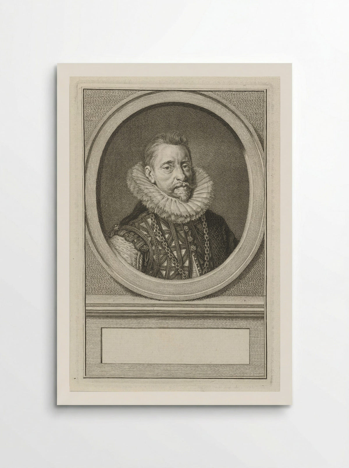 Portret van Albrecht, aartshertog van Oostenrijk - Jacob Houbraken - Poster