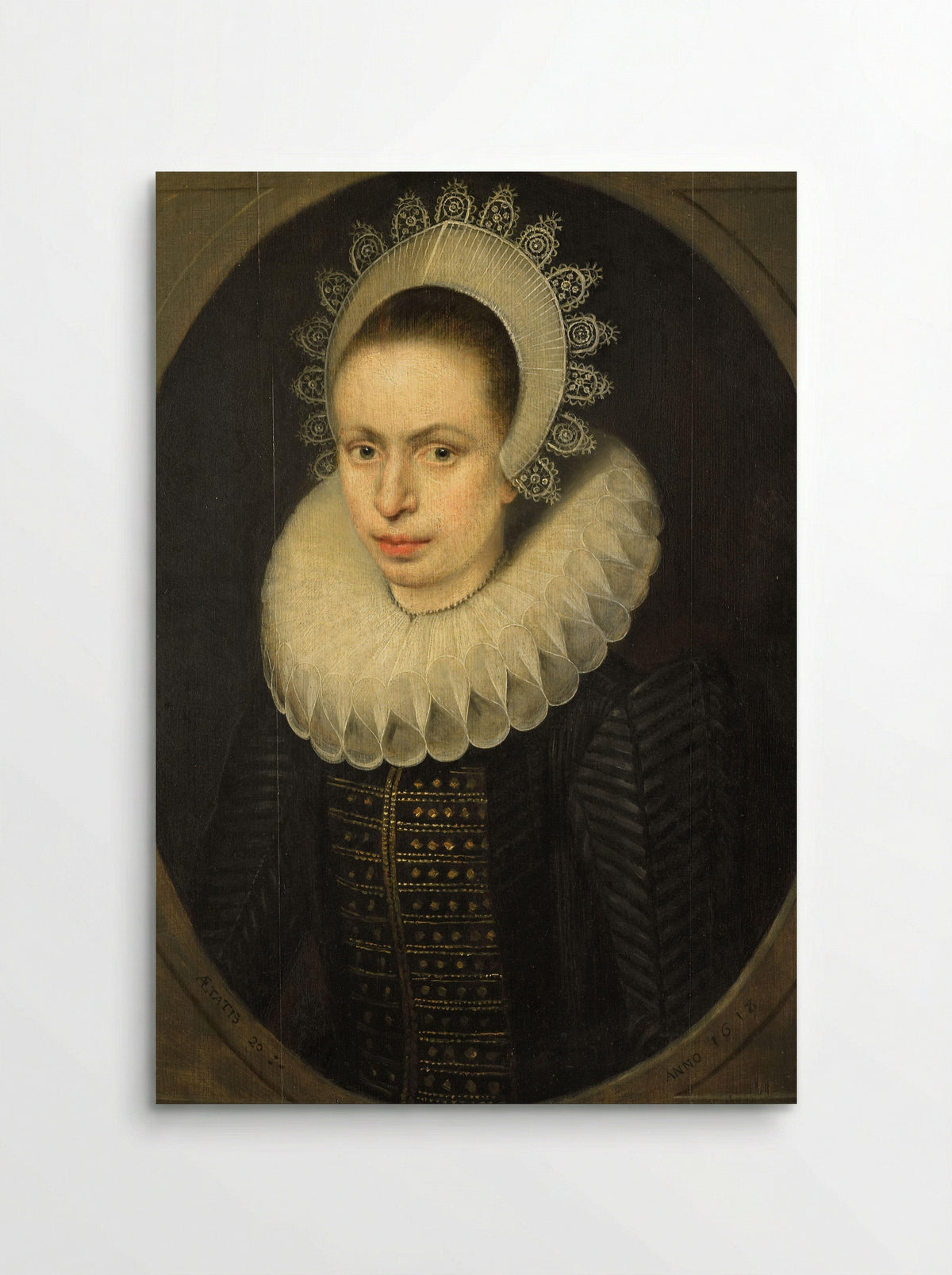 Portret van Antoinette Walleran - Jacob Lambrechtsz. Loncke - Poster