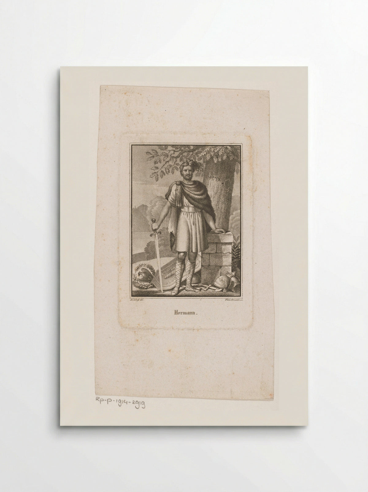 Portret van Arminius - Friedrich Campe - Poster
