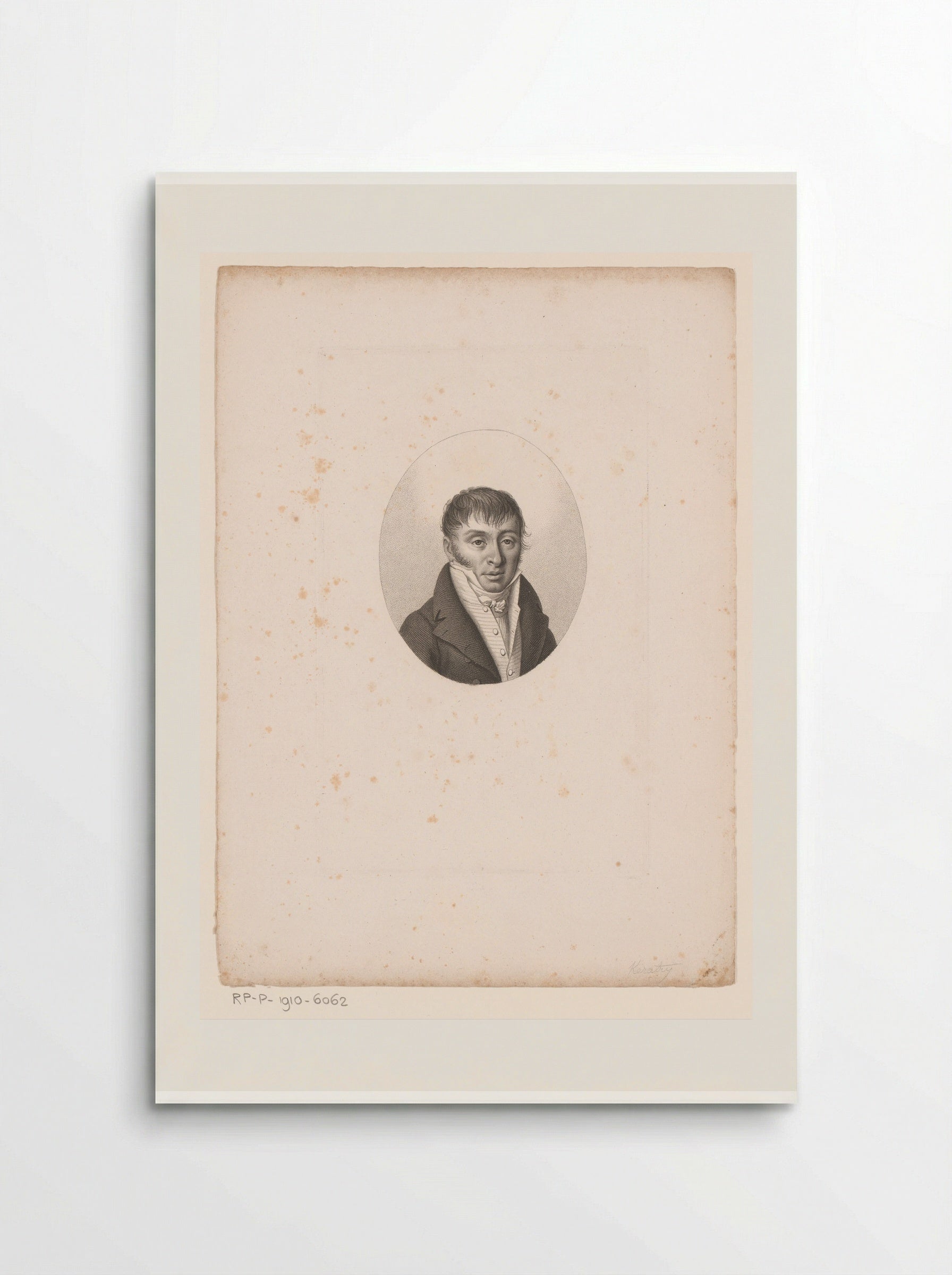 Portret van Auguste Hilarion, graaf van Kératry - Ambroise Tardieu - Poster