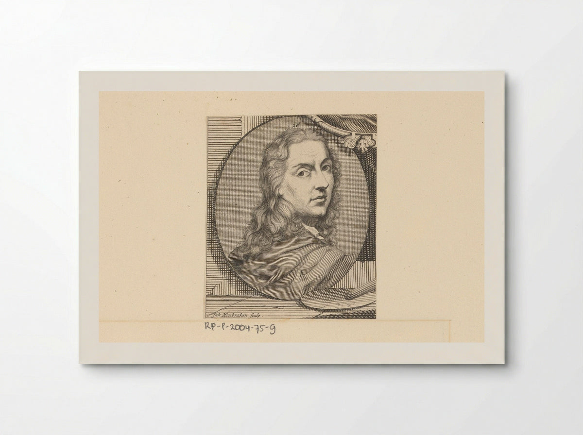 Portret van Augustinus Terwesten (I) - Antonina Houbraken - Poster