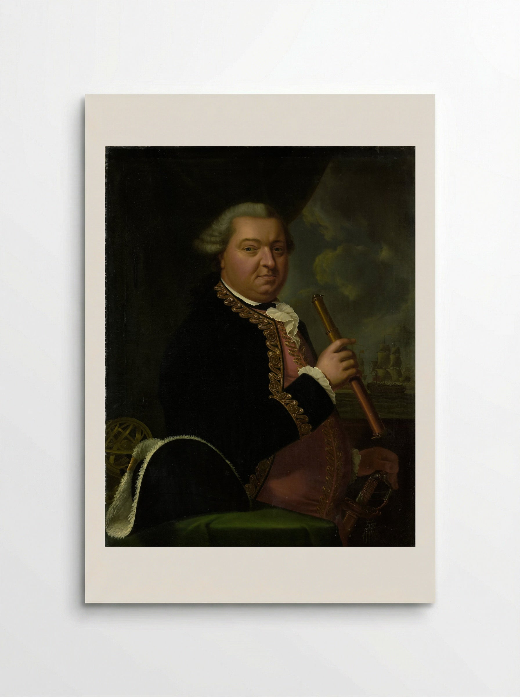 Portret van Barend Goudriaan Ariesz. - Cornelis van Cuylenburgh (II) - Poster