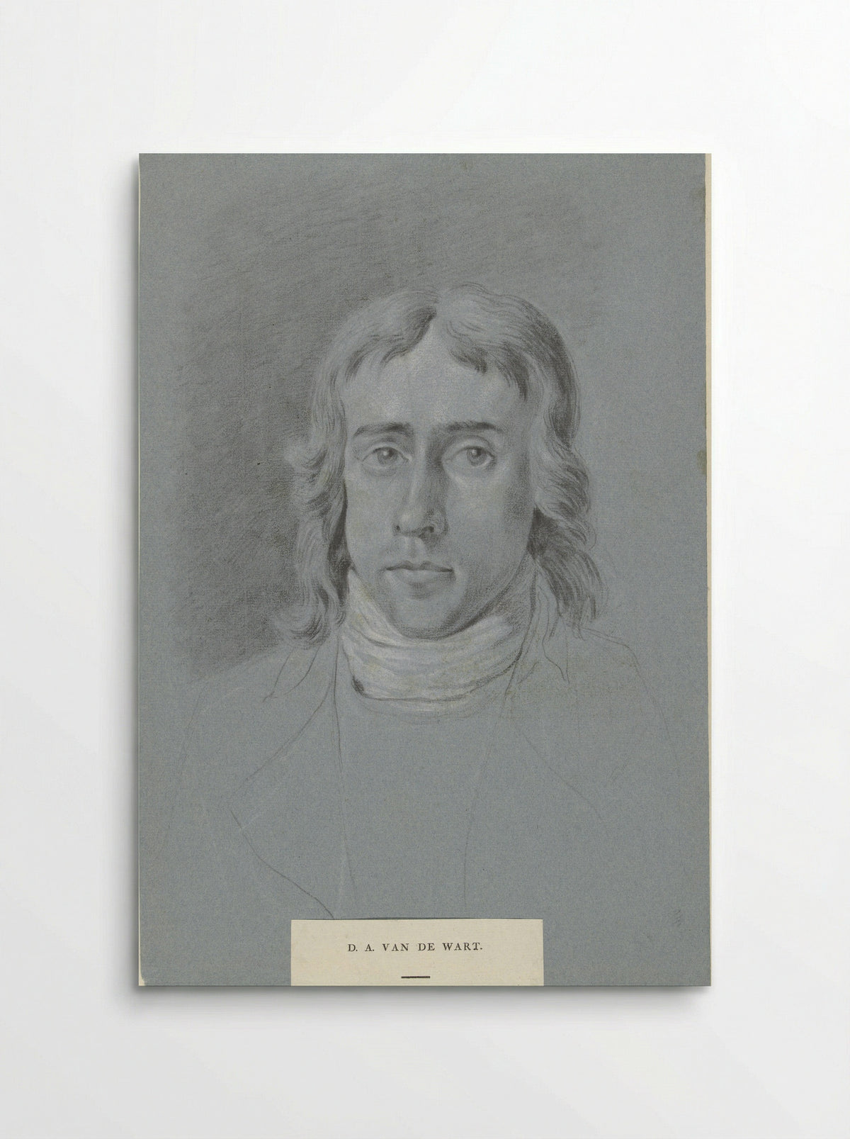 Portret van Carel Wouter Visscher - Derk Anthony van de Wart - Poster
