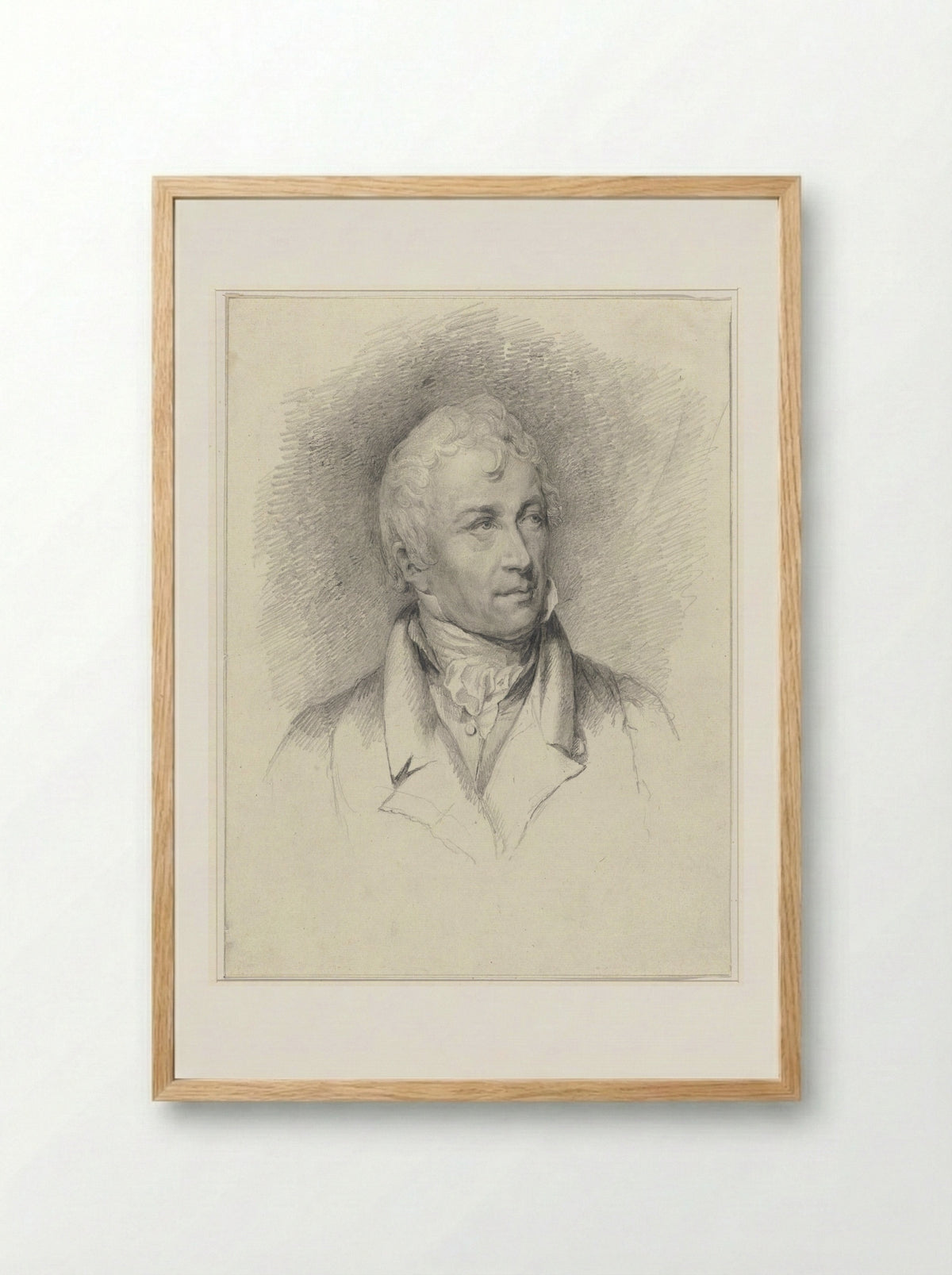 Portret van Cornelis Apostool - Jan Simon Voddigel - Framed Print Wood