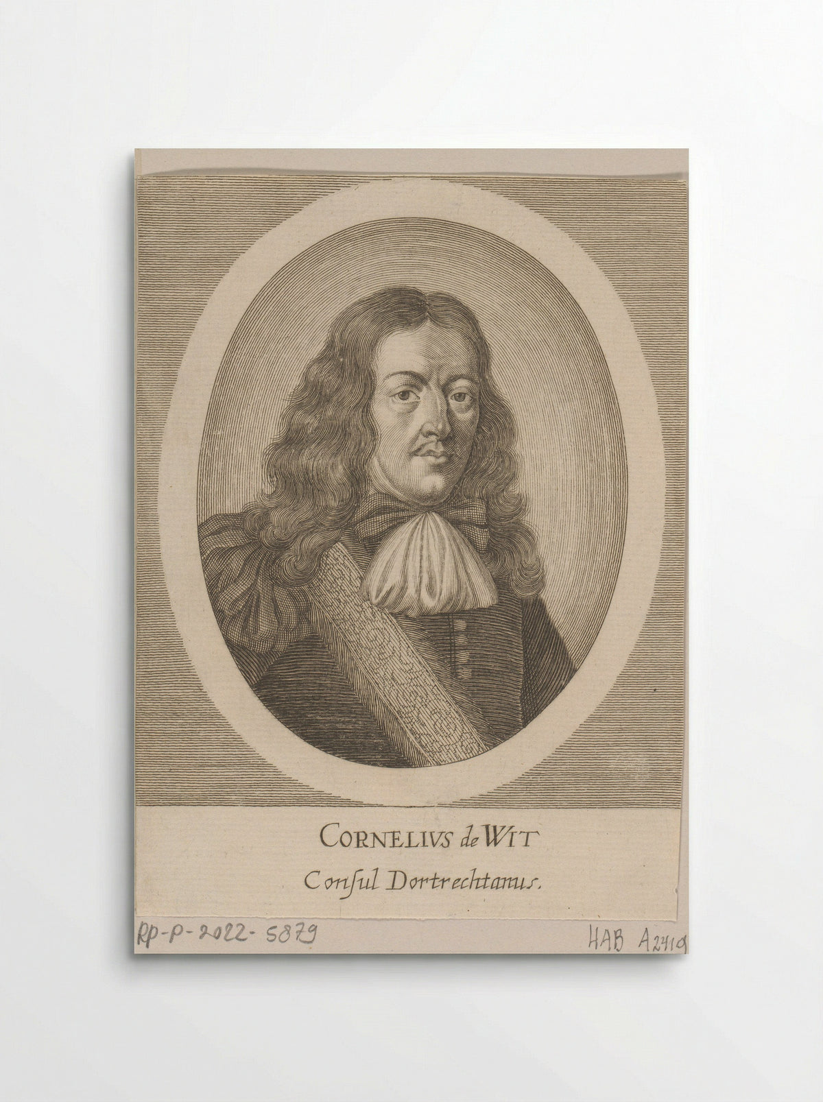 Portret van Cornelis de Witt - Elias Nessenthaler - Poster