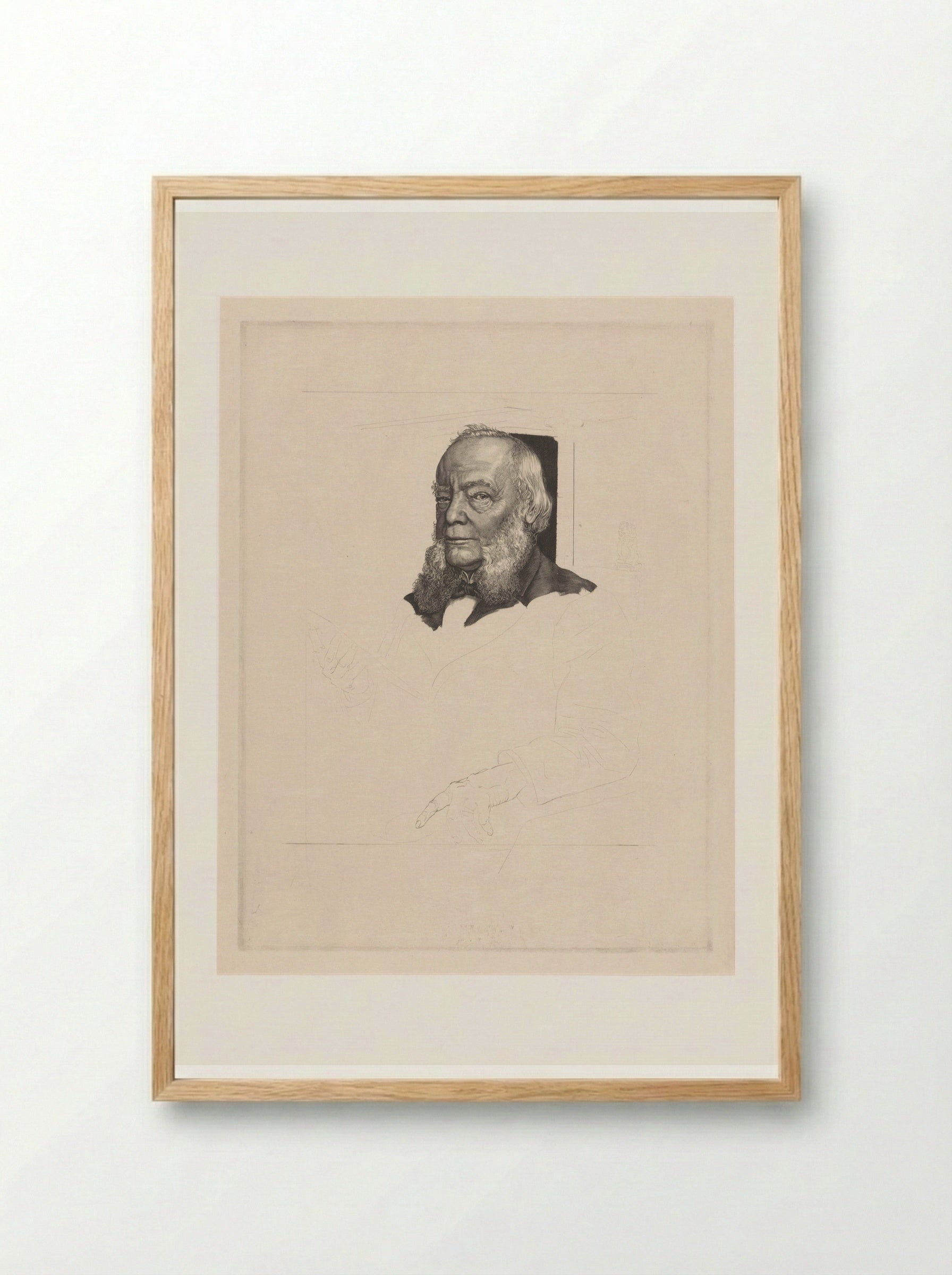 Portret van Dirk Christiaan Meijer jr. - Pieter Dupont - Framed Print Wood
