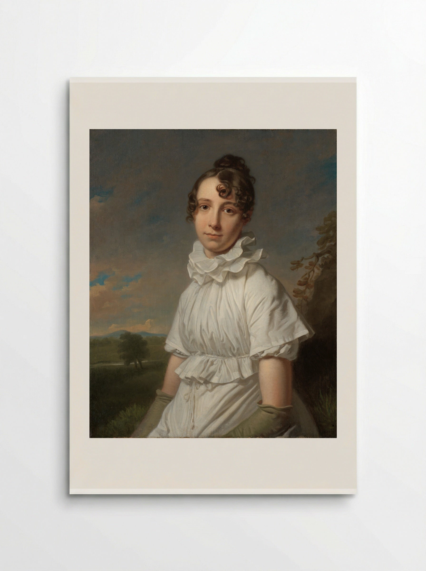 Portret van Emma Jane Hodges - Charles Howard Hodges - Poster