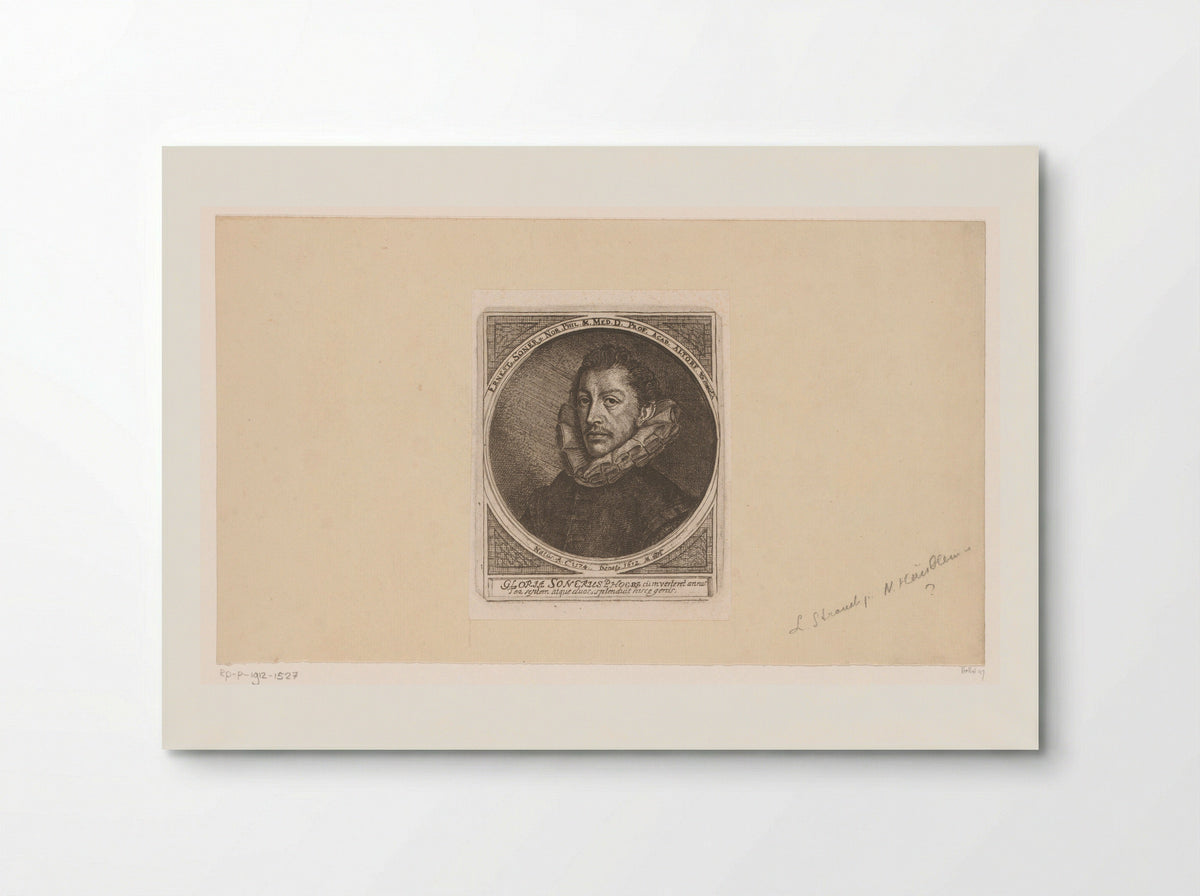 Portret van Ernst Soner - Nicolaus Häublin - Poster