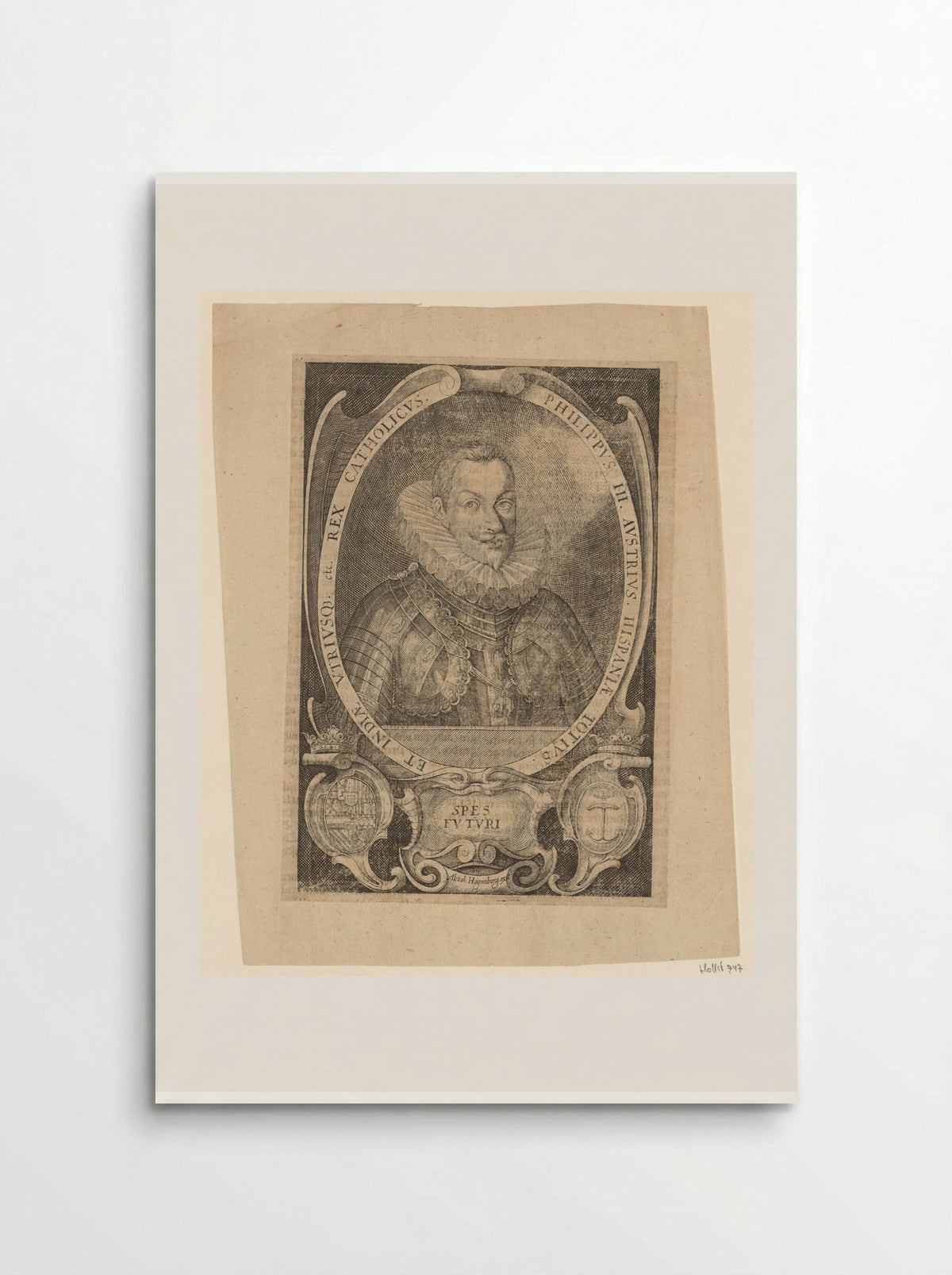Portret van Filips III, koning van Napels - Lucas Kilian - Poster