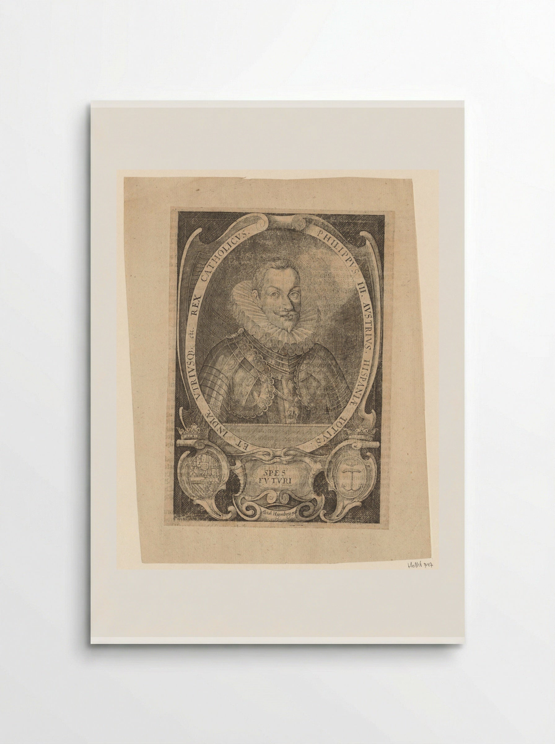 Portret van Filips III, koning van Napels - Lucas Kilian - Poster