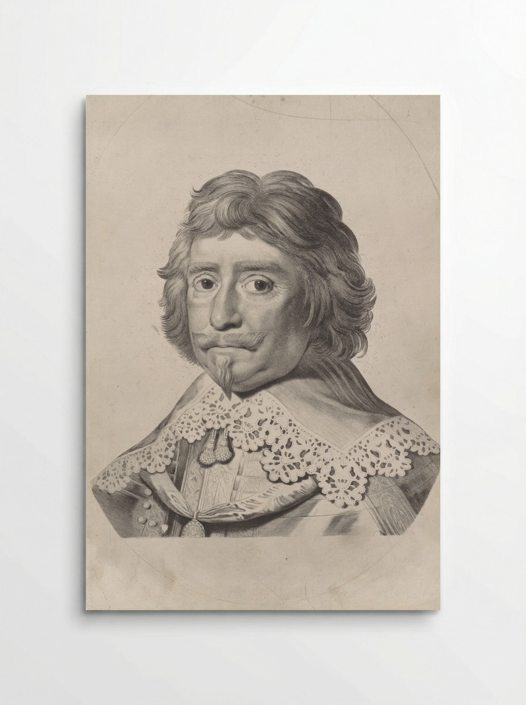 Portret van Frederik Hendrik, prins van Oranje-Nassau - Jonas Suyderhoef - Poster