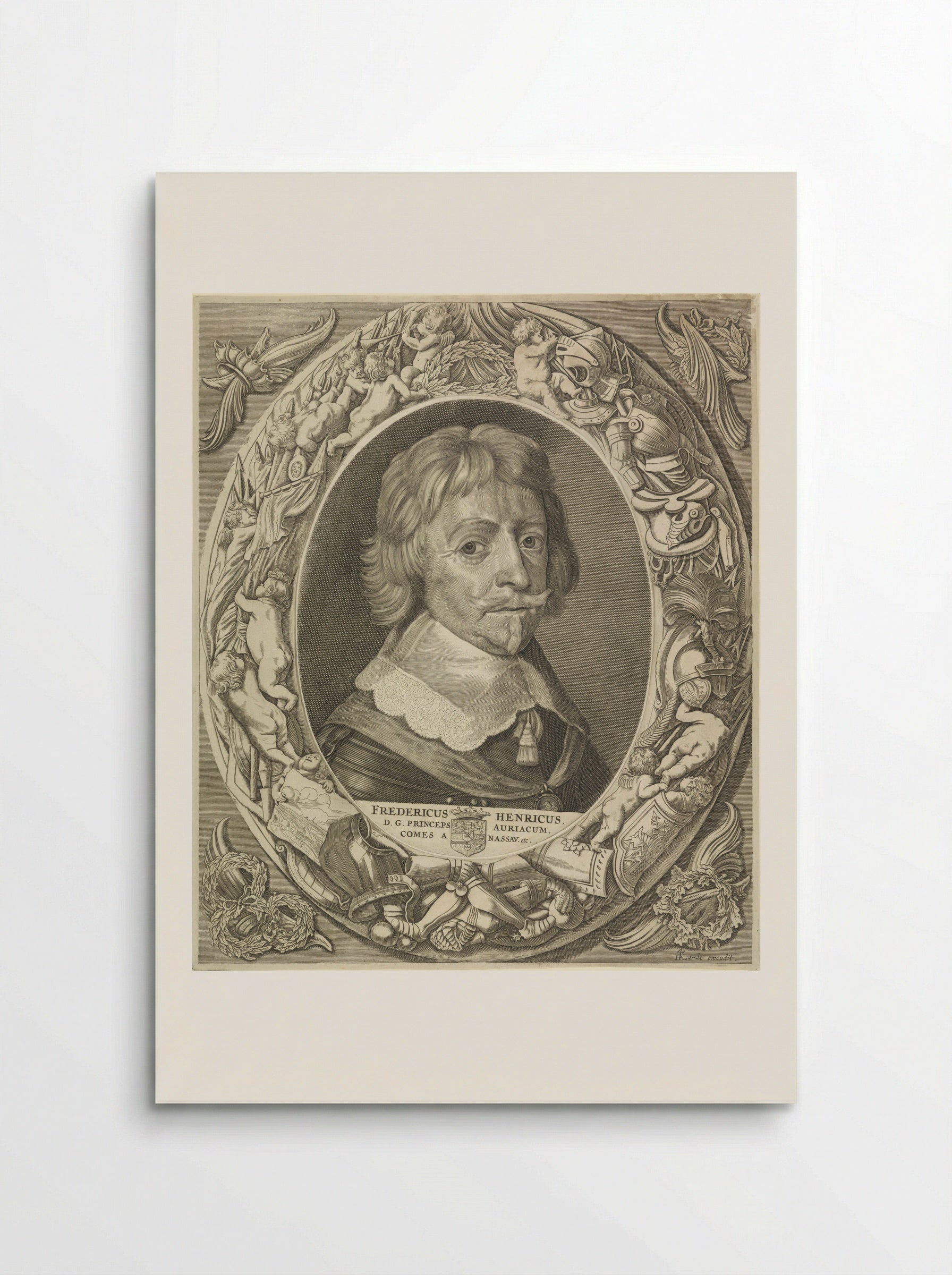 Portret van Frederik Hendrik, prins van Oranje - Jan Brouwer - Poster