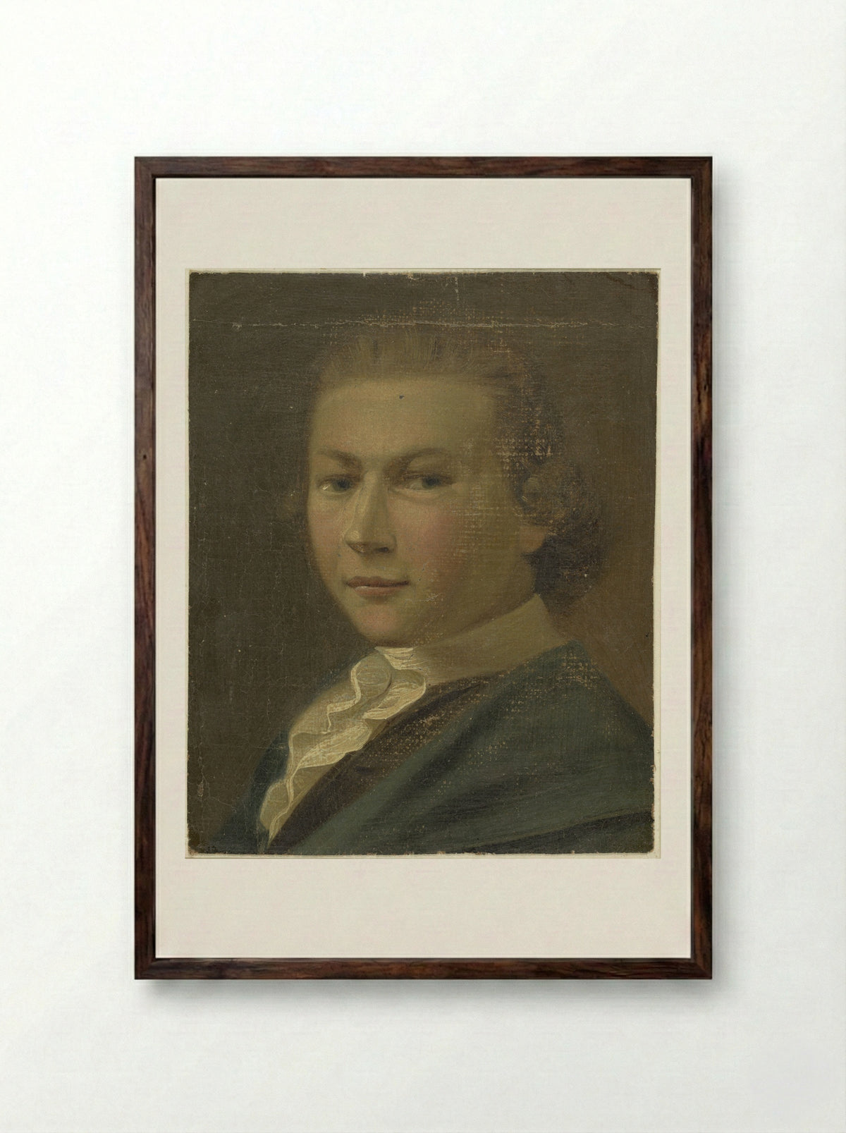 Portret van Gabriël van Rooyen - Gabriël van Rooyen - Framed Print Dark Wood