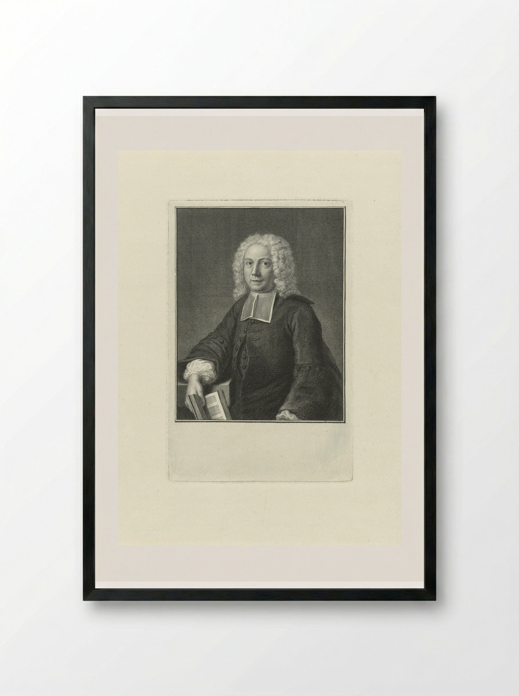Portret van Gabriel Dumont - Pieter Tanjé - Framed Print Black