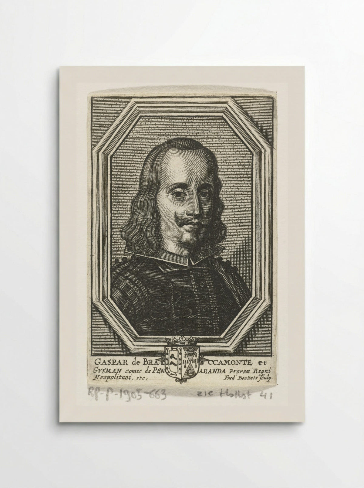 Portret van Gaspar de Bracamonte - Theodor van Merlen (II) - Poster