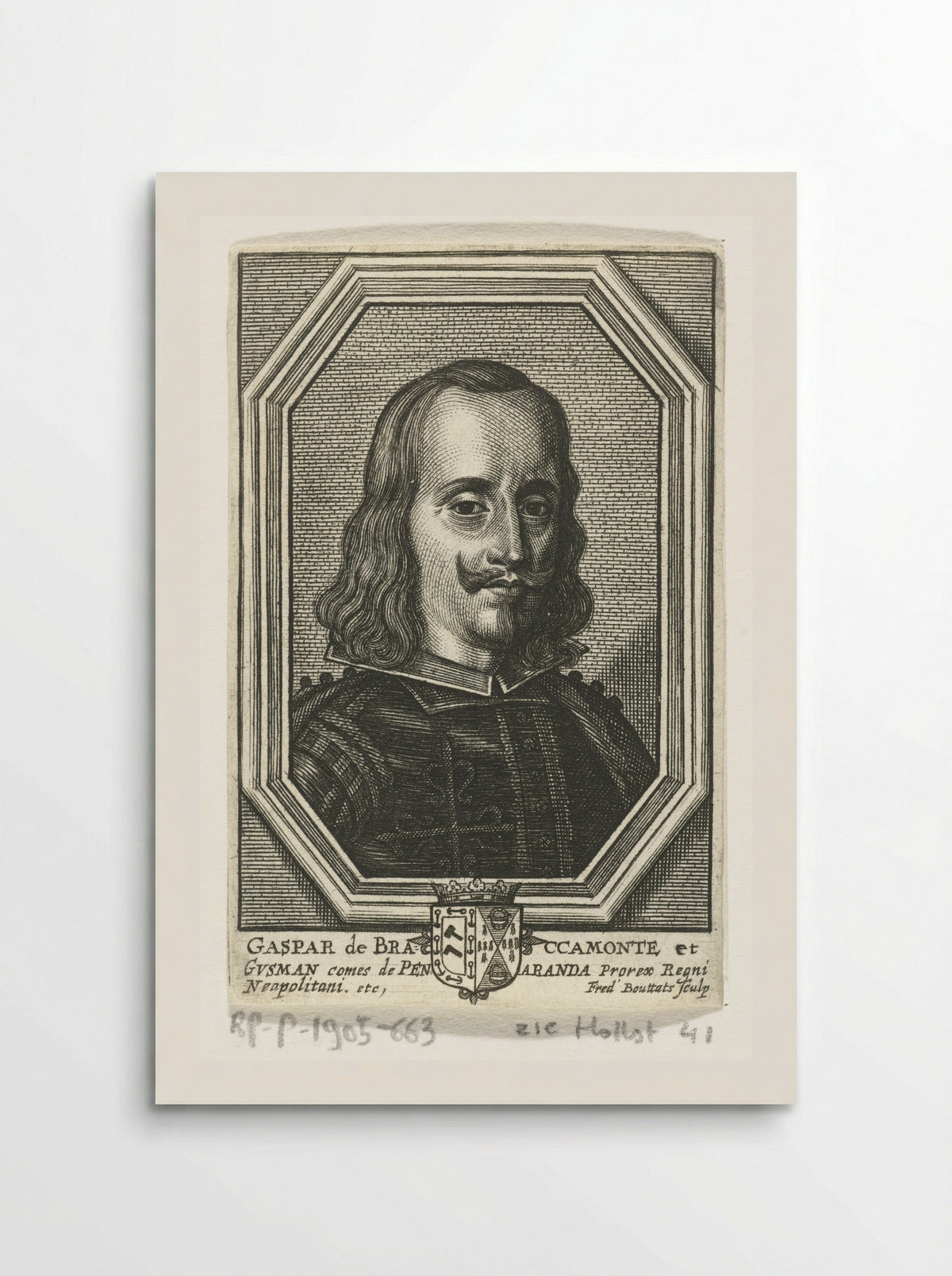 Portret van Gaspar de Bracamonte - Theodor van Merlen (II) - Poster
