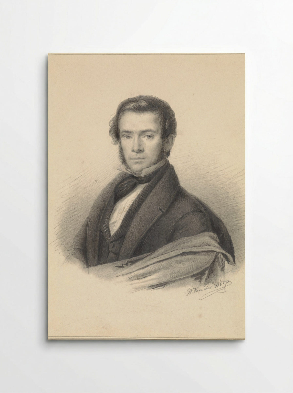 Portret van George Gillis Haanen - Willem van der Worp - Poster