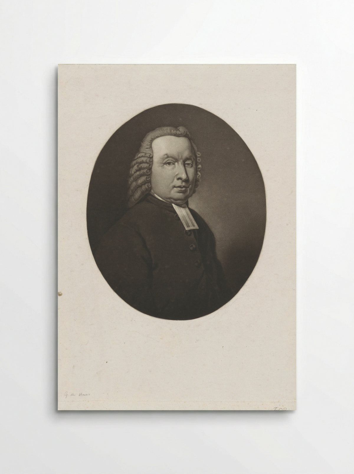 Portret van Gerhardus de Haas - Frederik Christiaan Bierweiler - Poster