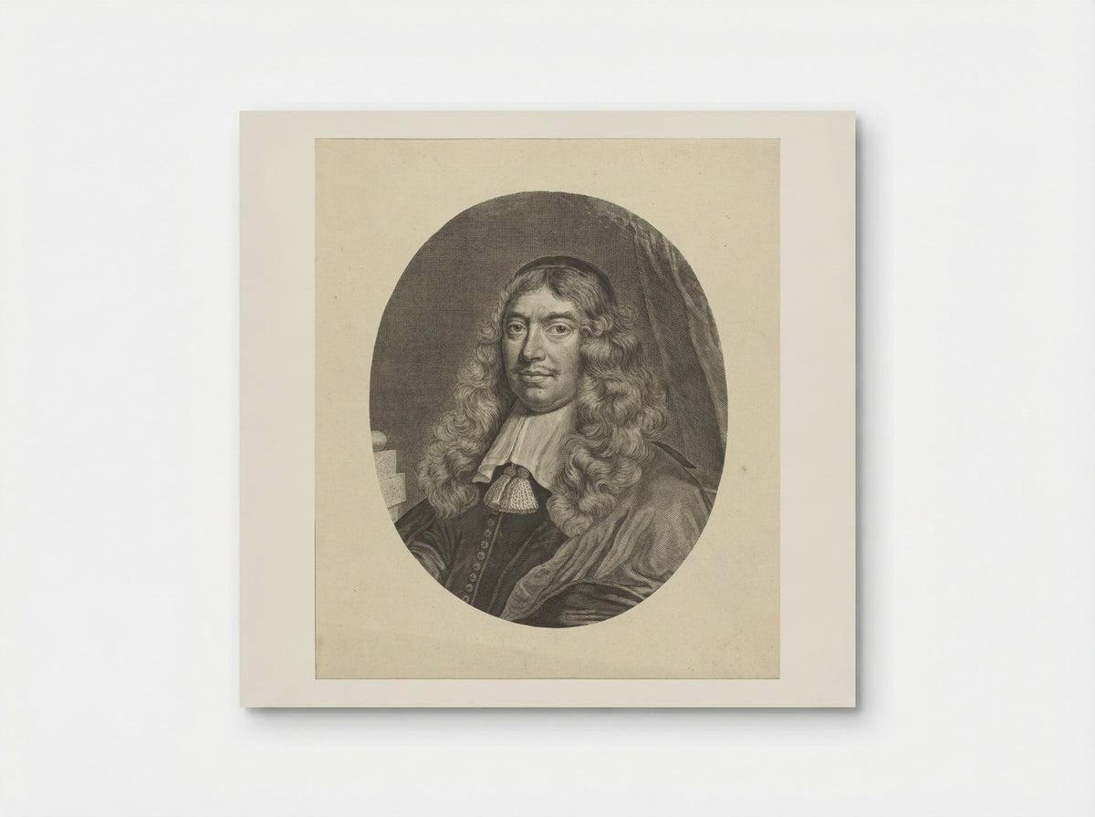 Portret van Gillis Valckenier op 50-jarige leeftijd - Theodor Matham - Poster