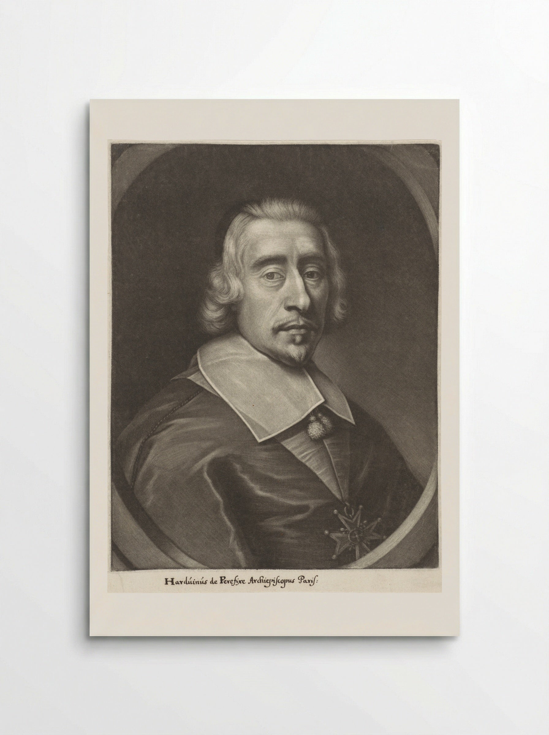 Portret van Hardouin de Péréfixe de Beaumont - Wallerant Vaillant - Poster