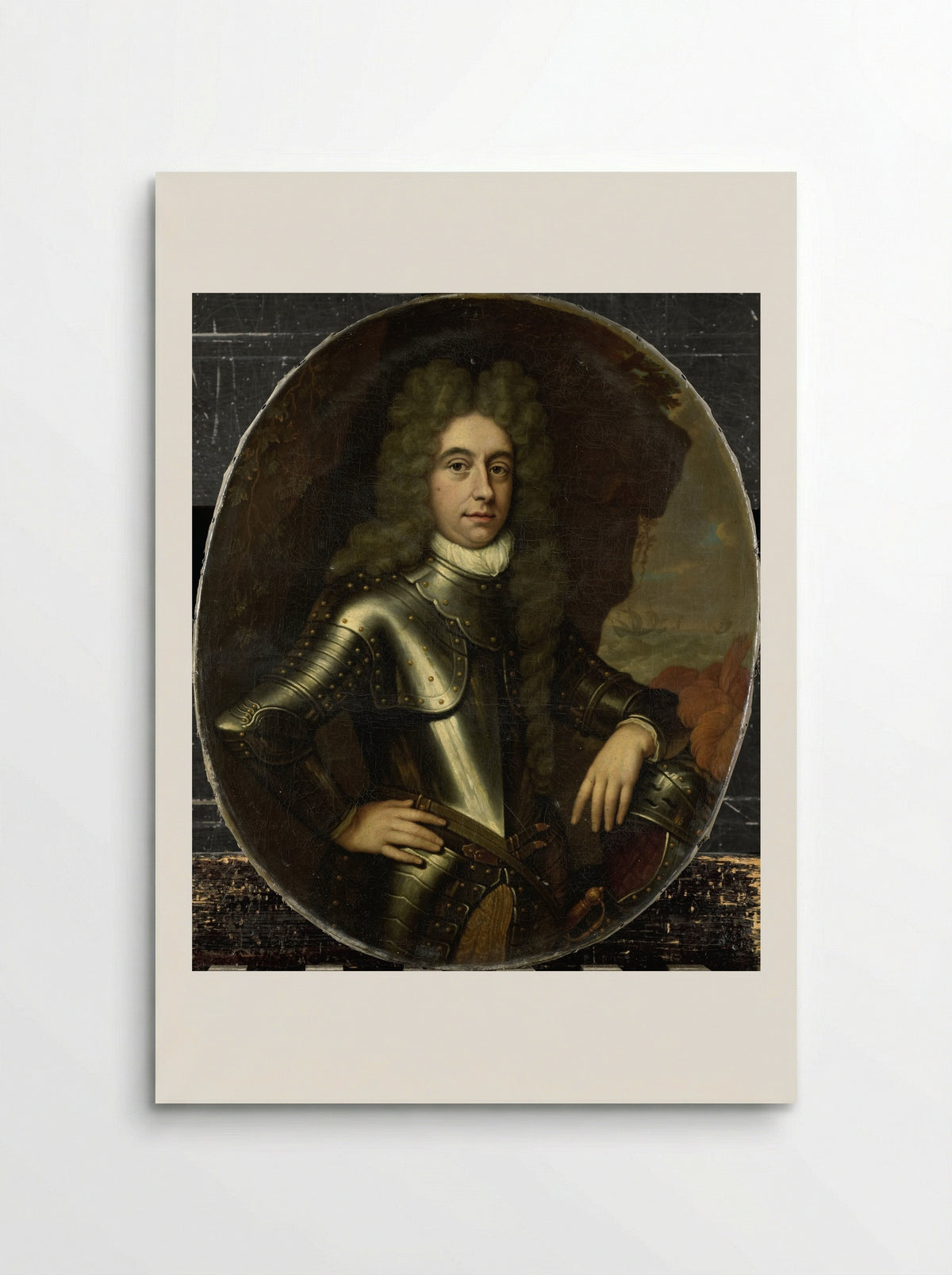 Portret van Harmen Lijnslager - Jan van Haensbergen - Poster