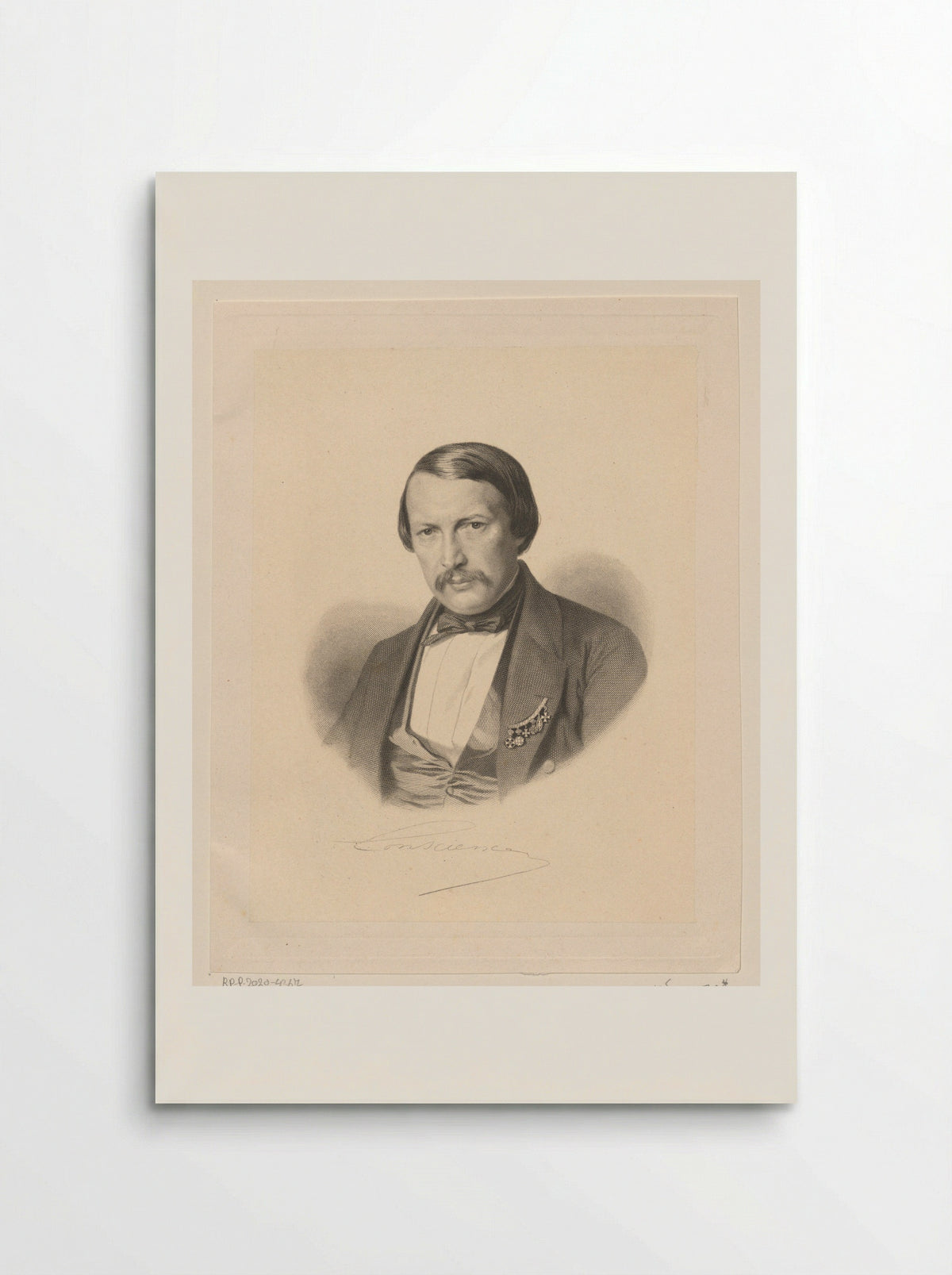 Portret van Hendrik Conscience - Joseph Franck - Poster