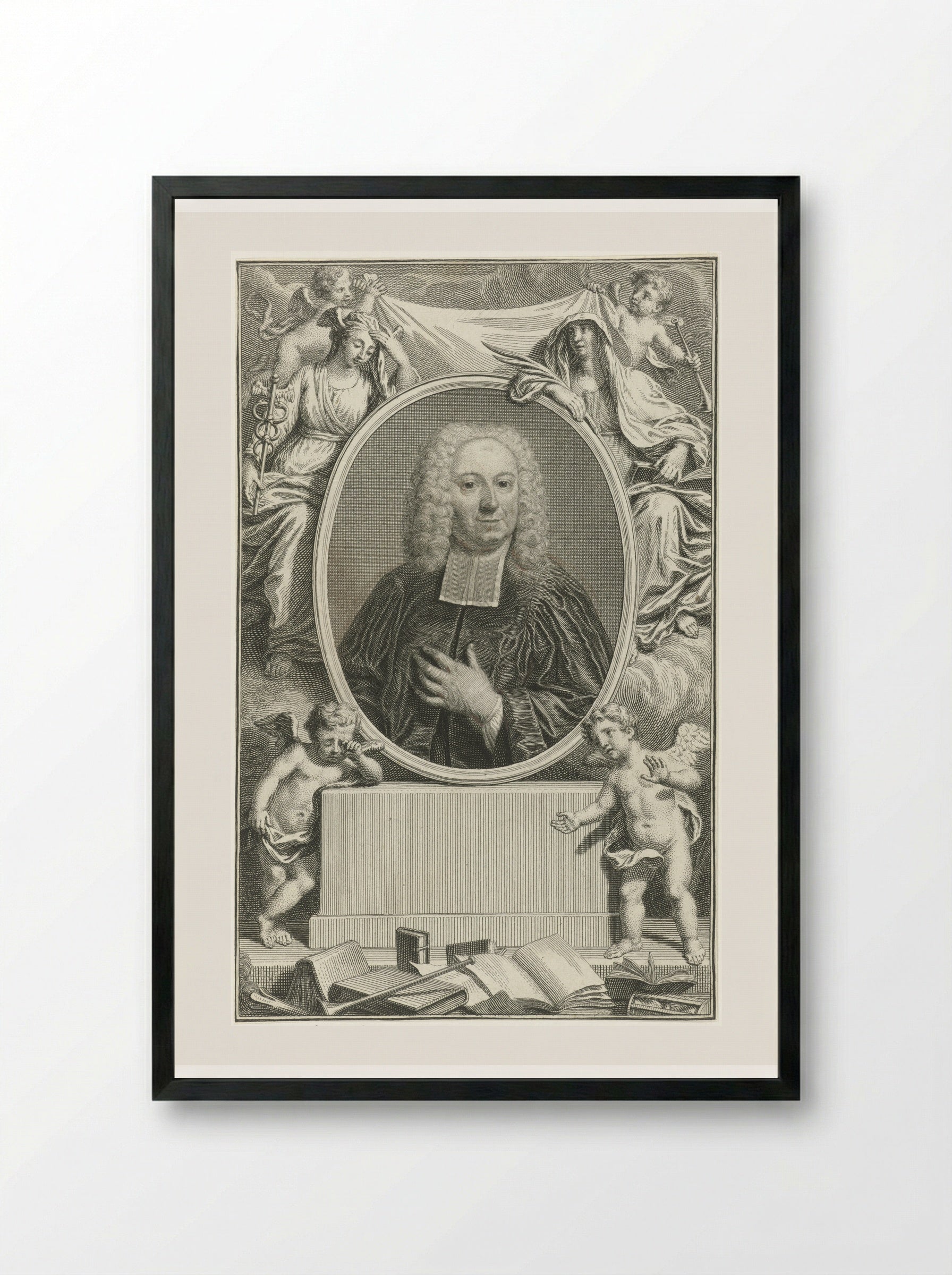 Portret van Henri Châtelain - Pieter Tanjé - Framed Print Black