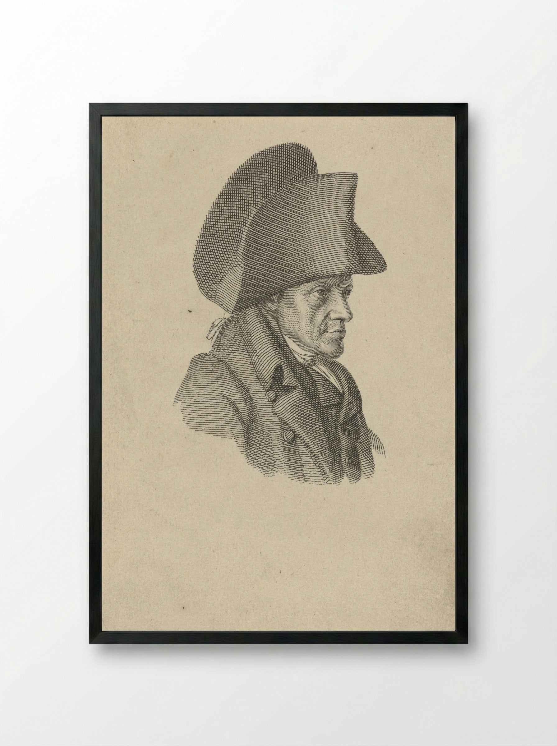 Portret van Hidde Heeremiet - Jacob Ernst Marcus - Framed Print Black