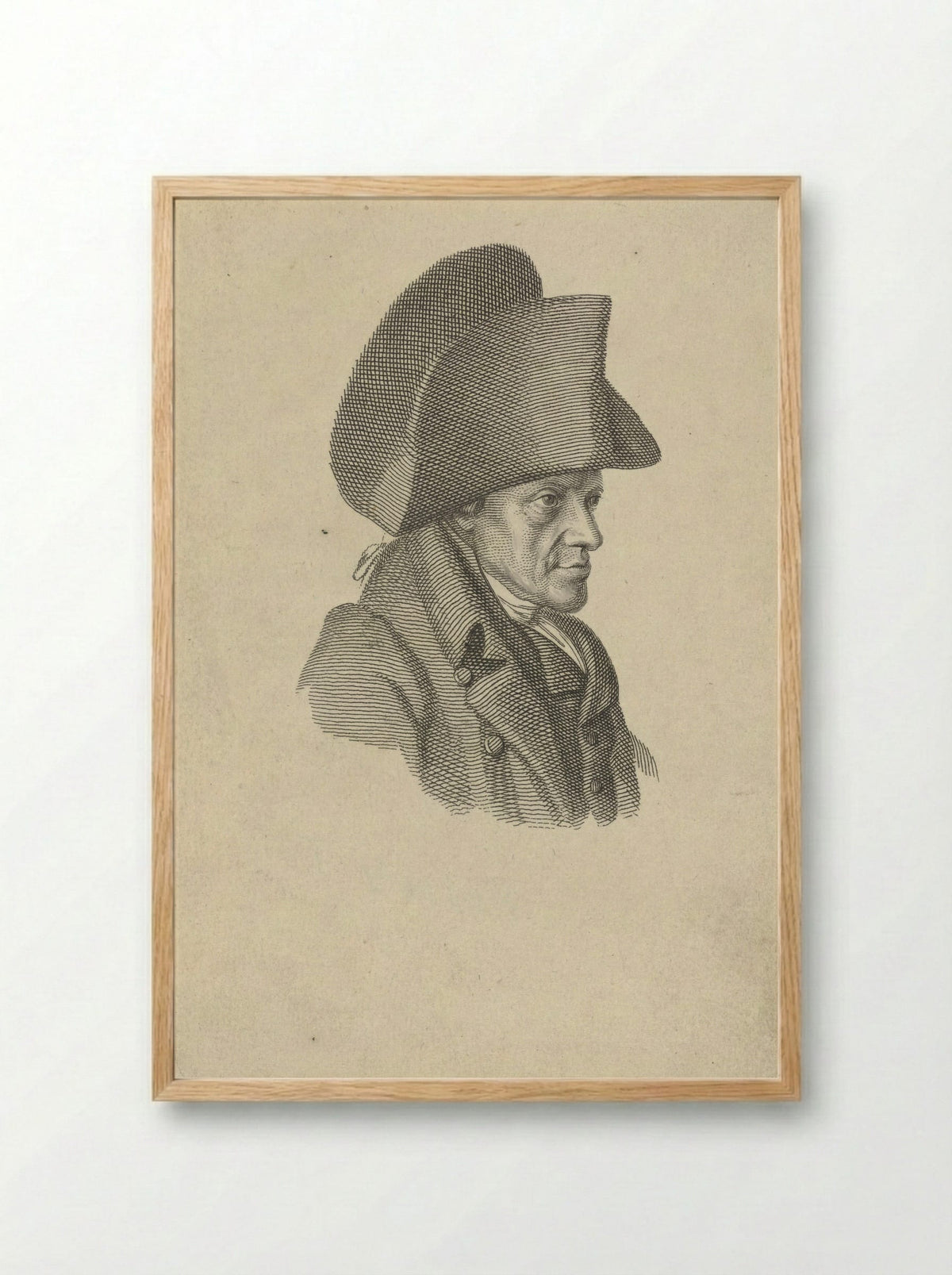 Portret van Hidde Heeremiet - Jacob Ernst Marcus - Framed Print Wood
