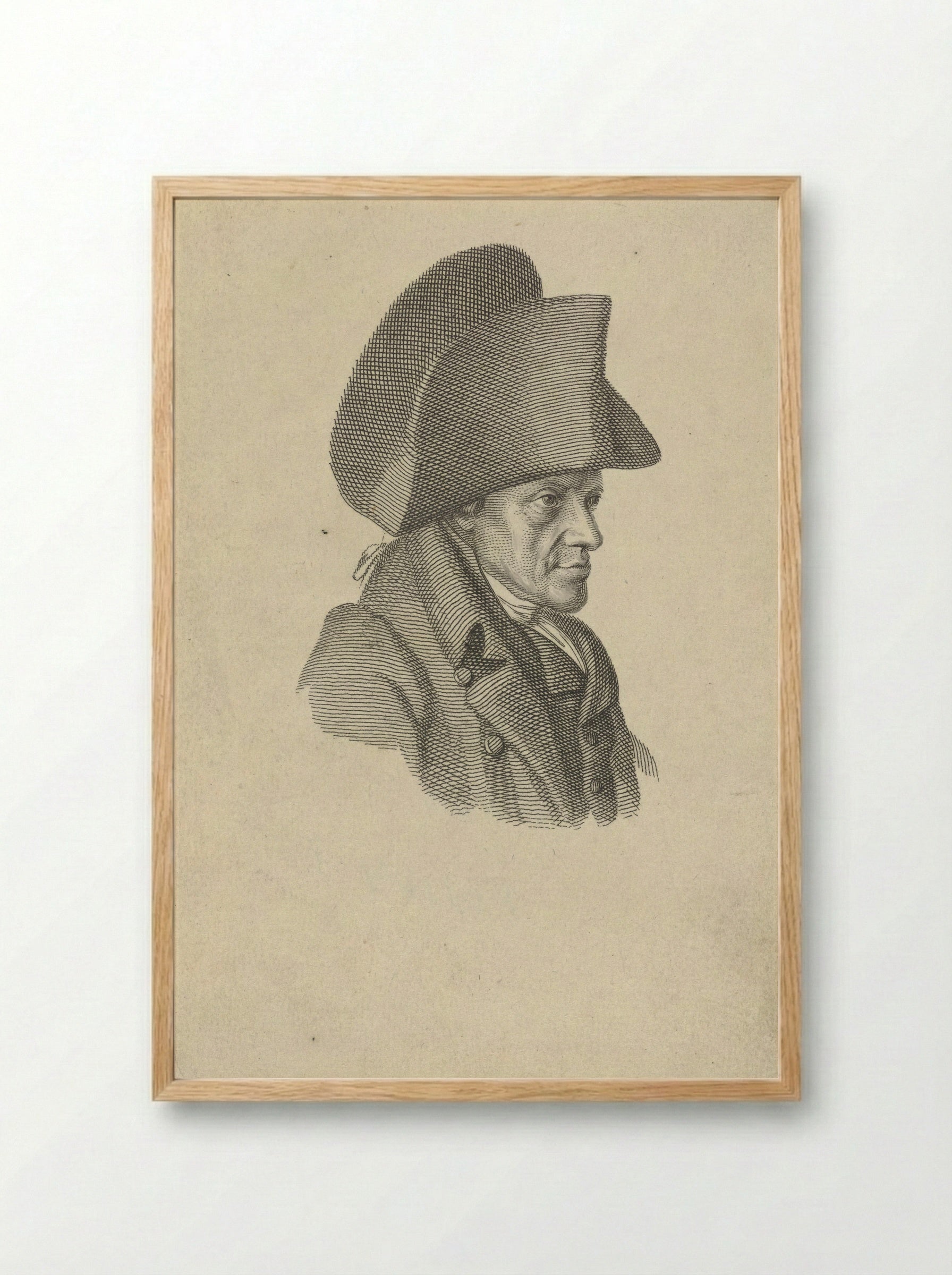 Portret van Hidde Heeremiet - Jacob Ernst Marcus - Framed Print Wood