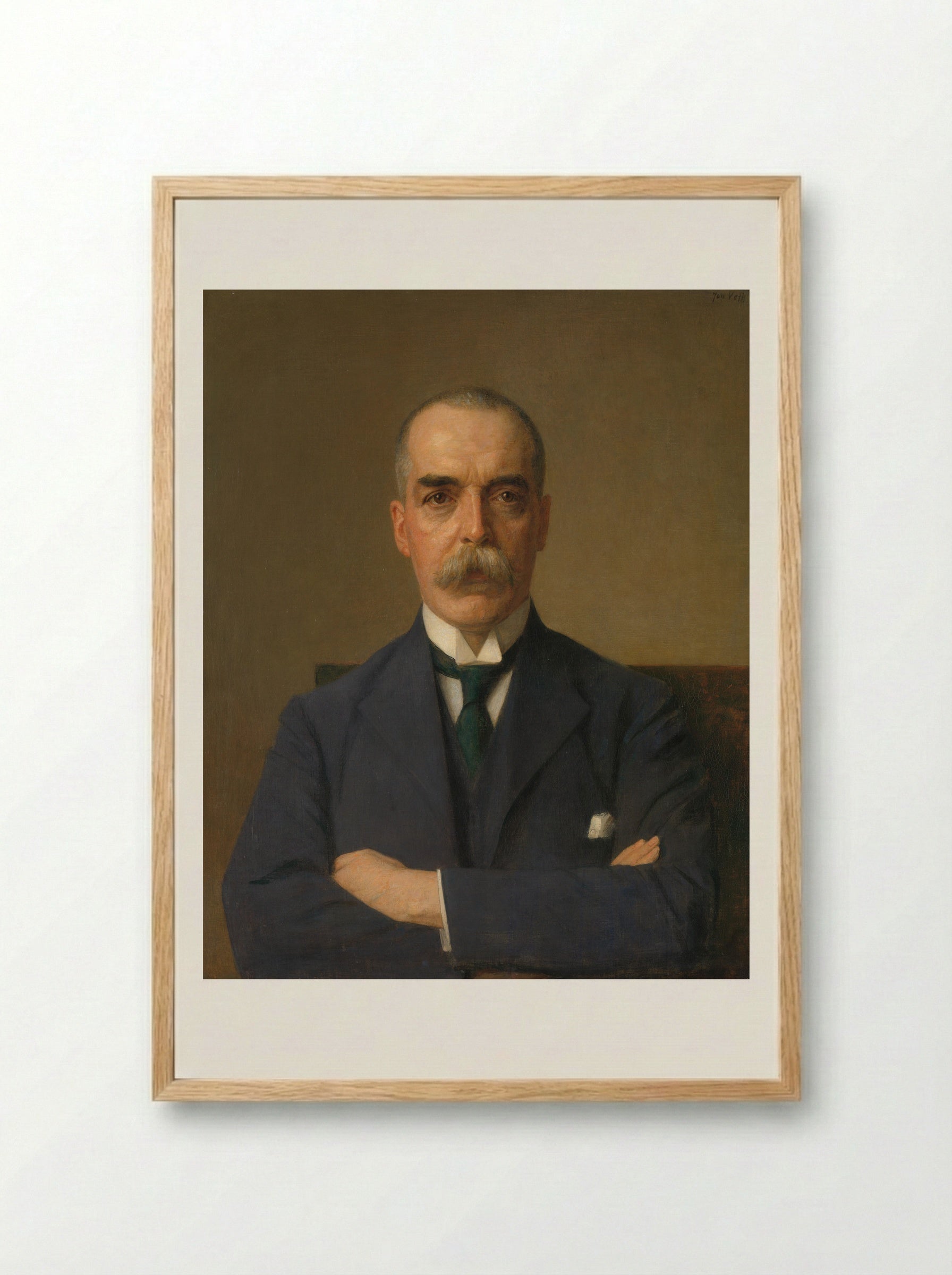 Portret van Isaac de Bruijn - Jan Veth - Framed Print Wood