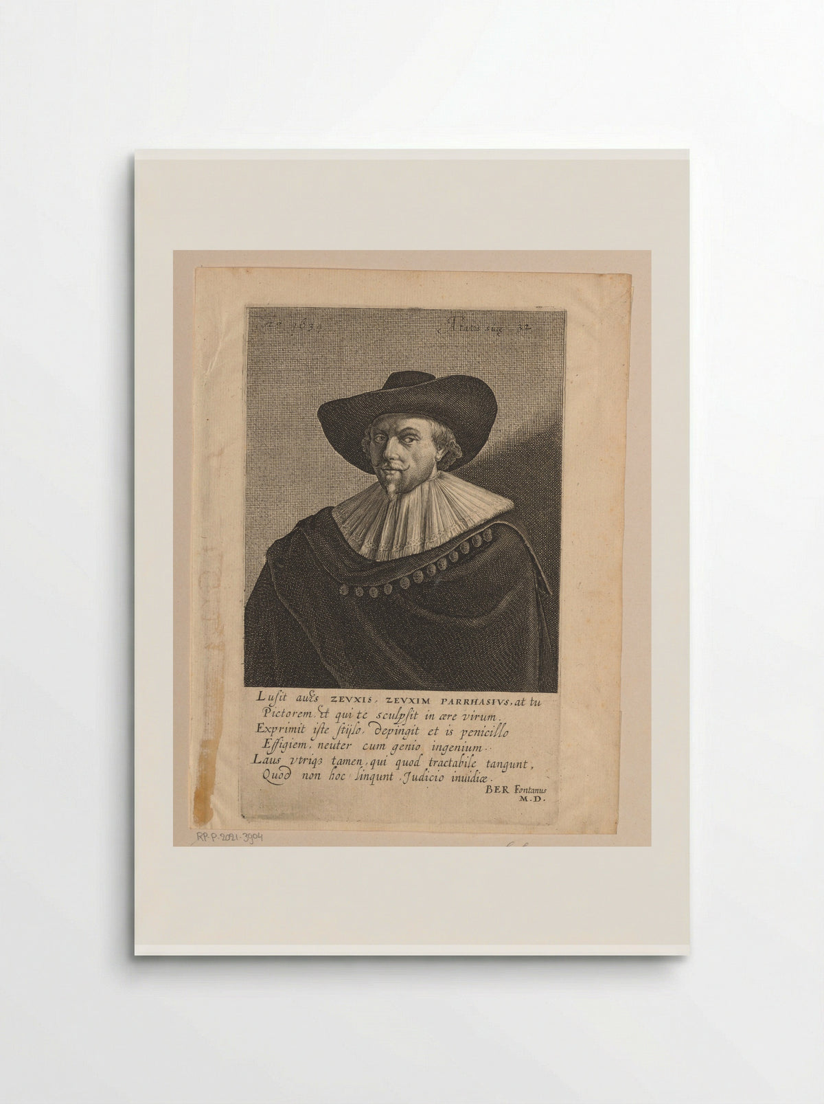 Portret van Jan Hermansz Krul op 32-jarige leeftijd - Salomon Savery - Poster