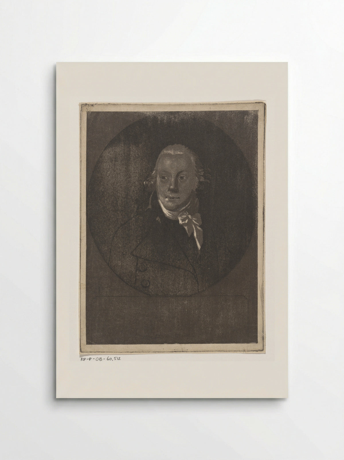 Portret van Jan Hinlopen - Johan Bernard Scheffer - Poster