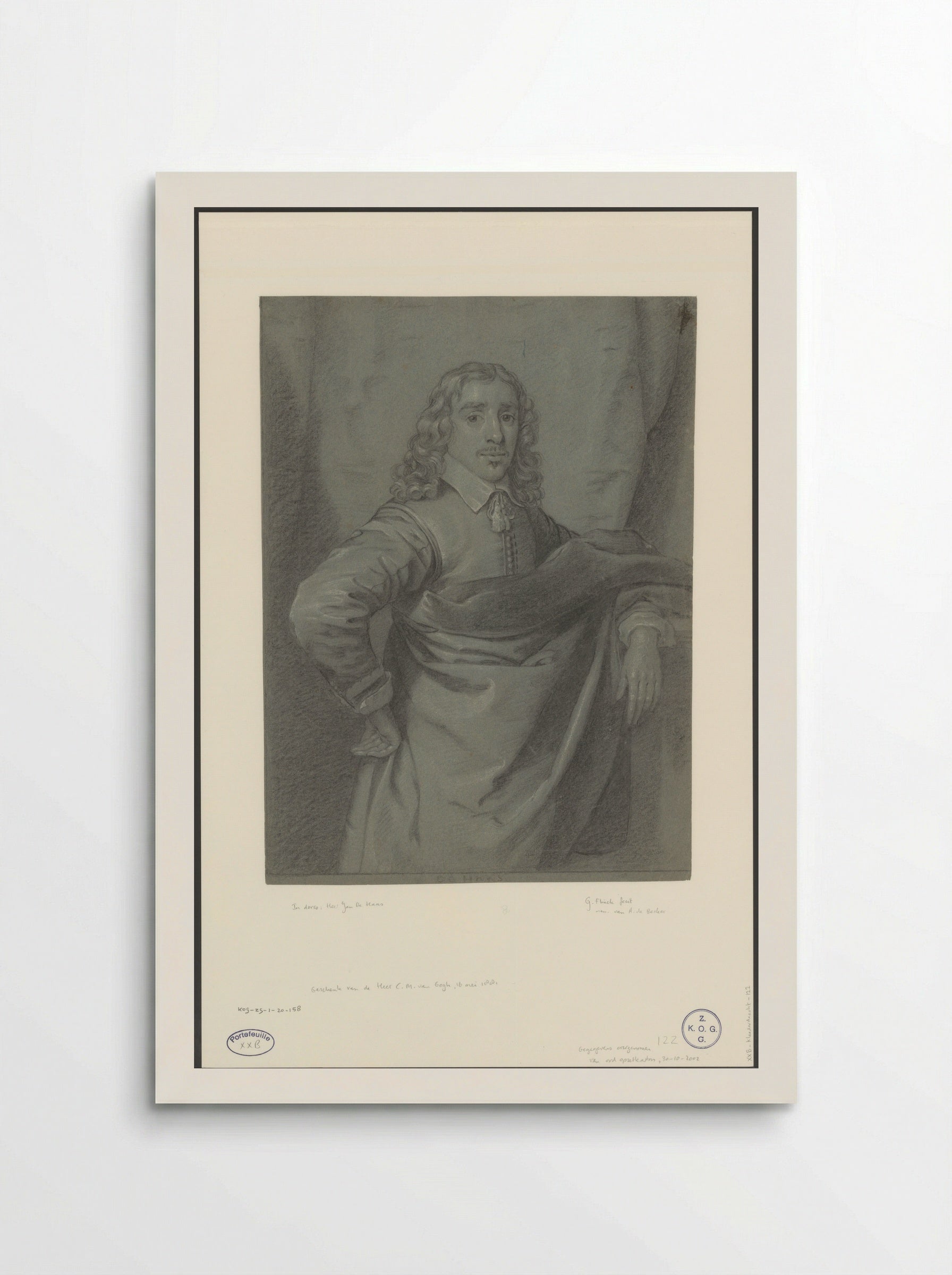 Portret van Jan de Haas - Govert Flinck - Poster
