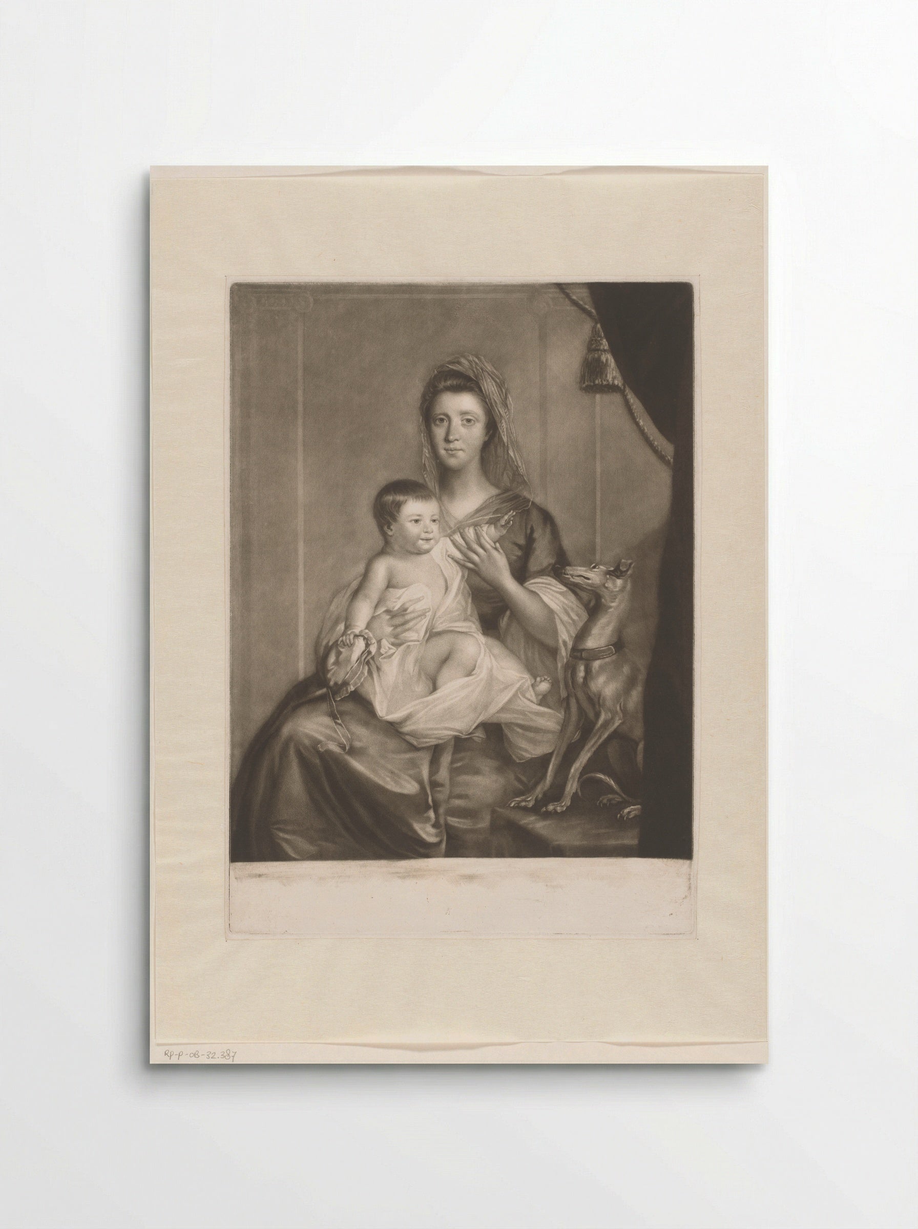 Portret van Jane Cathcart en haar dochter Jane - James McArdell - Poster